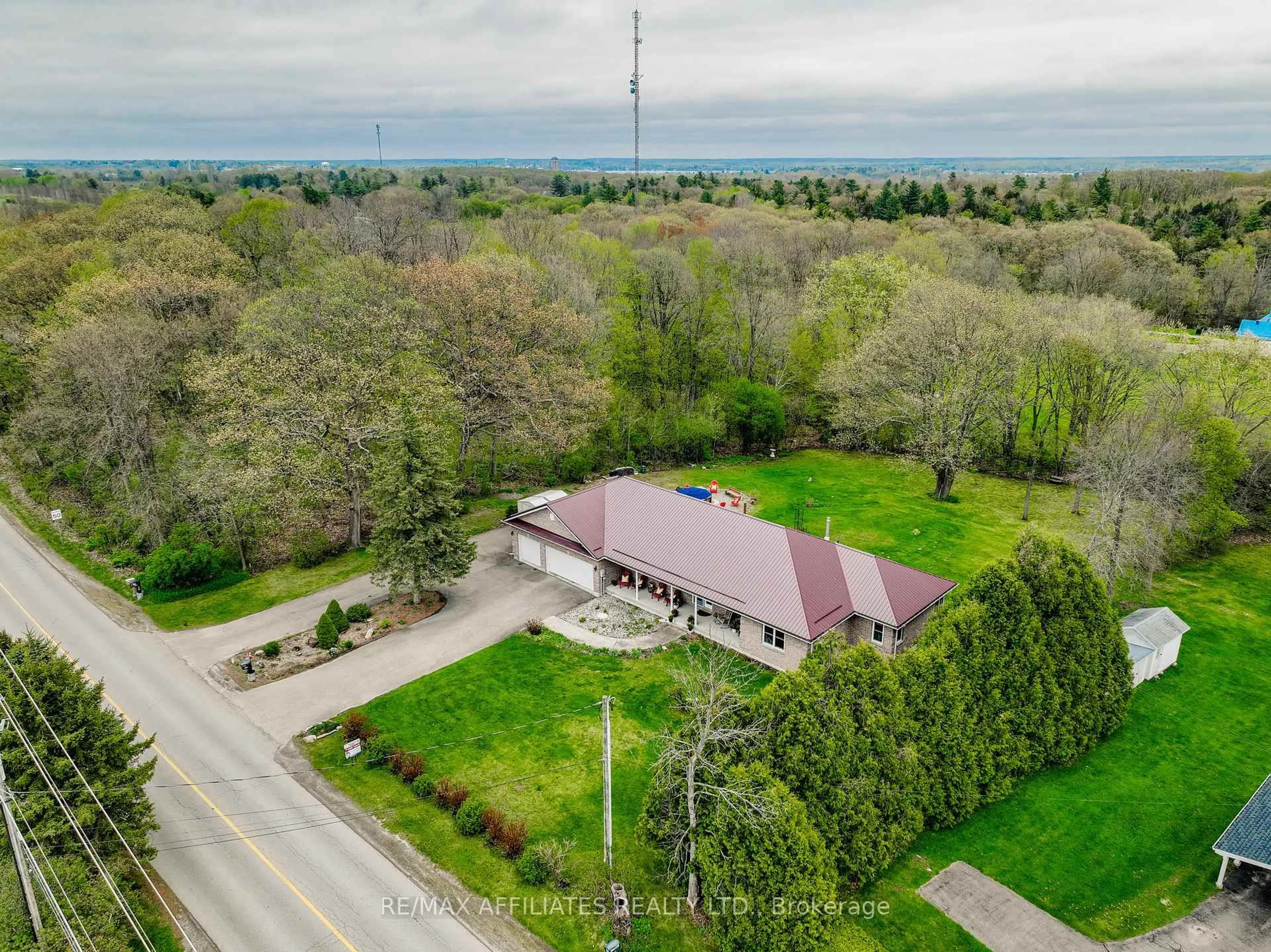 A pic from outside/outdoor area/front of a property/back of a property/a pic from drone, water/lake/river/ocean view for 2551 Old Red Rd, Elizabethtown-Kitley Ontario K6V 5T3