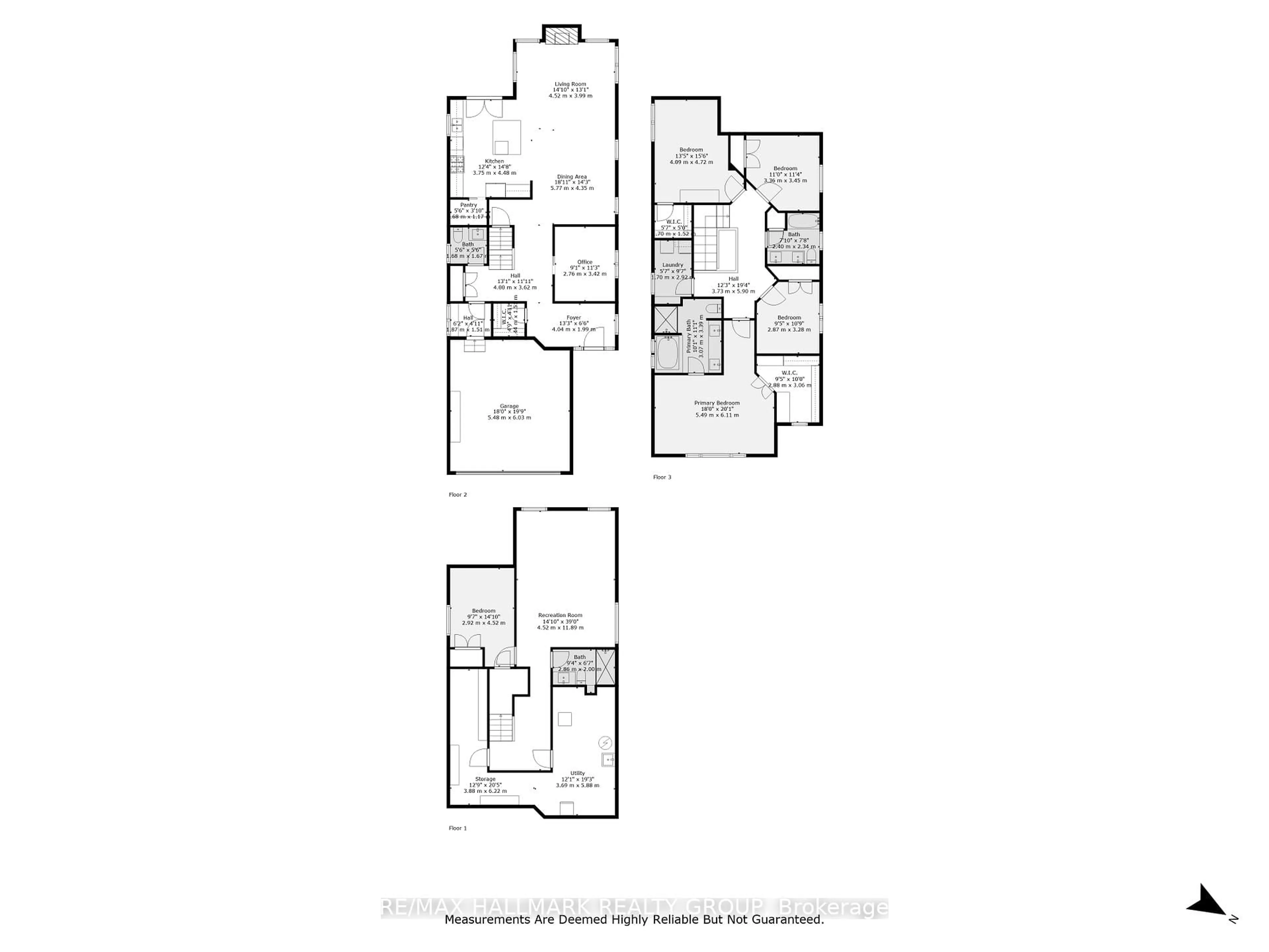 Floor plan for 769 Wooler Pl, Ottawa Ontario K1T 0T5