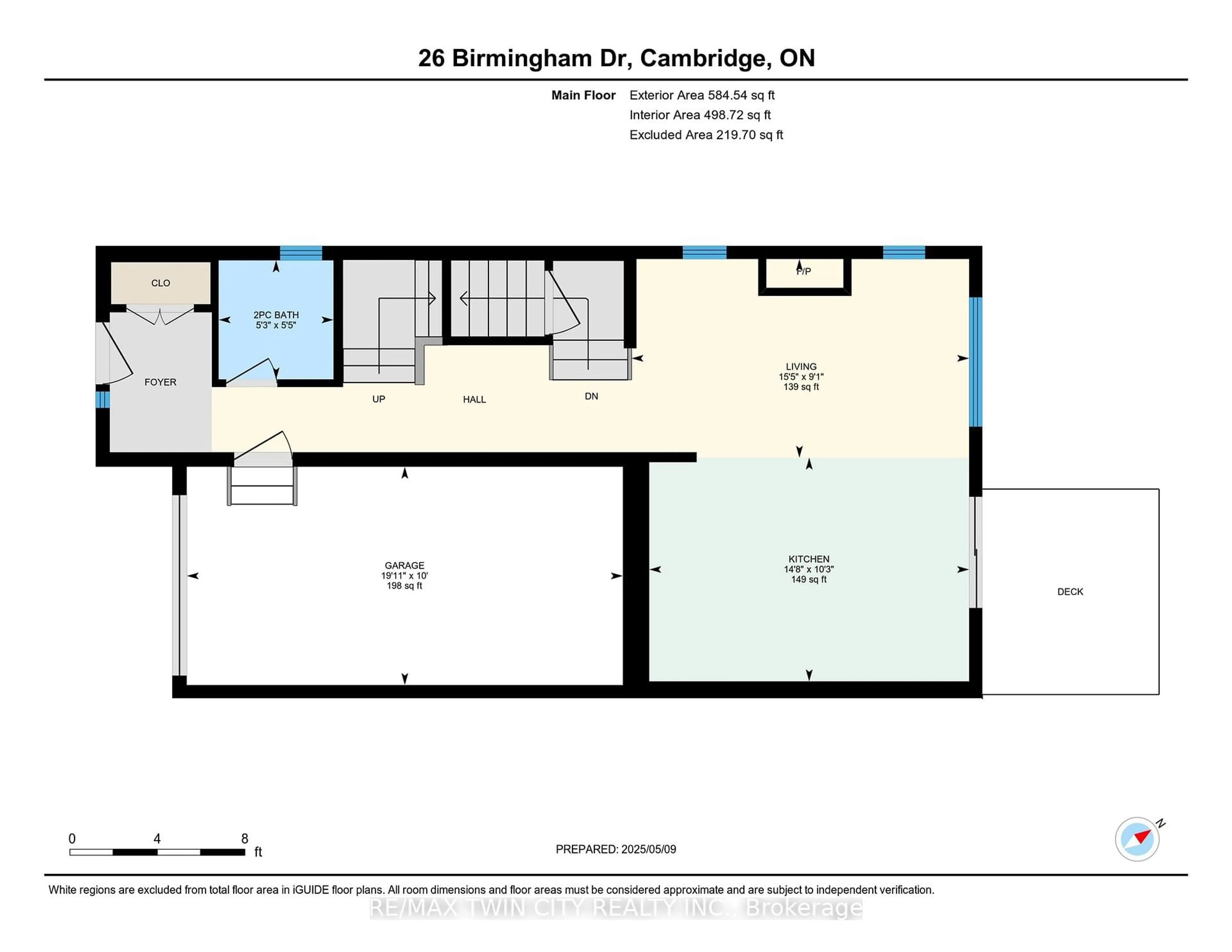 Floor plan for 26 birmingham Dr, Cambridge Ontario N1S 0C7