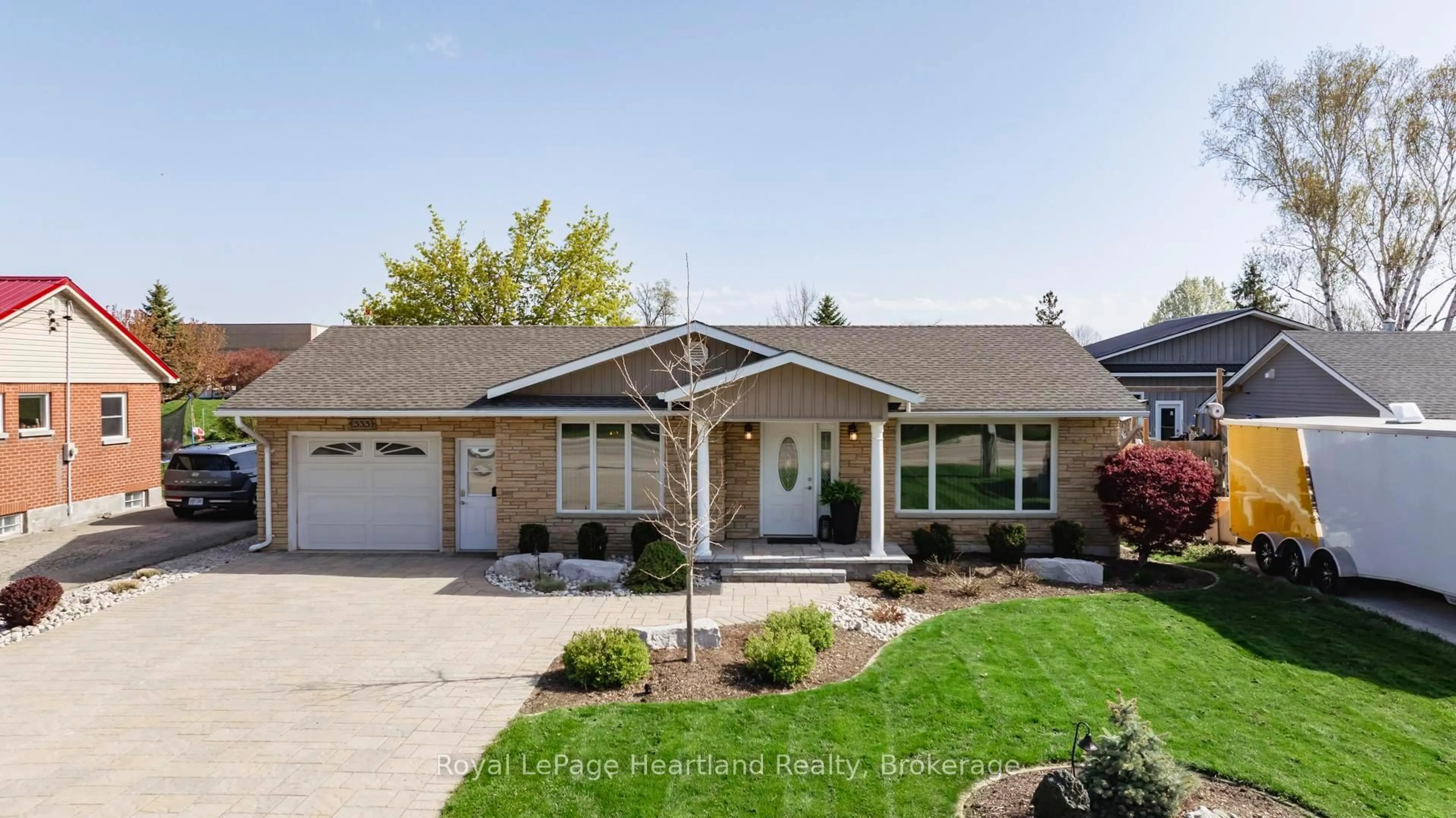 Home with brick exterior material, street for 333 Ontario St, Central Huron Ontario N0M 1L0
