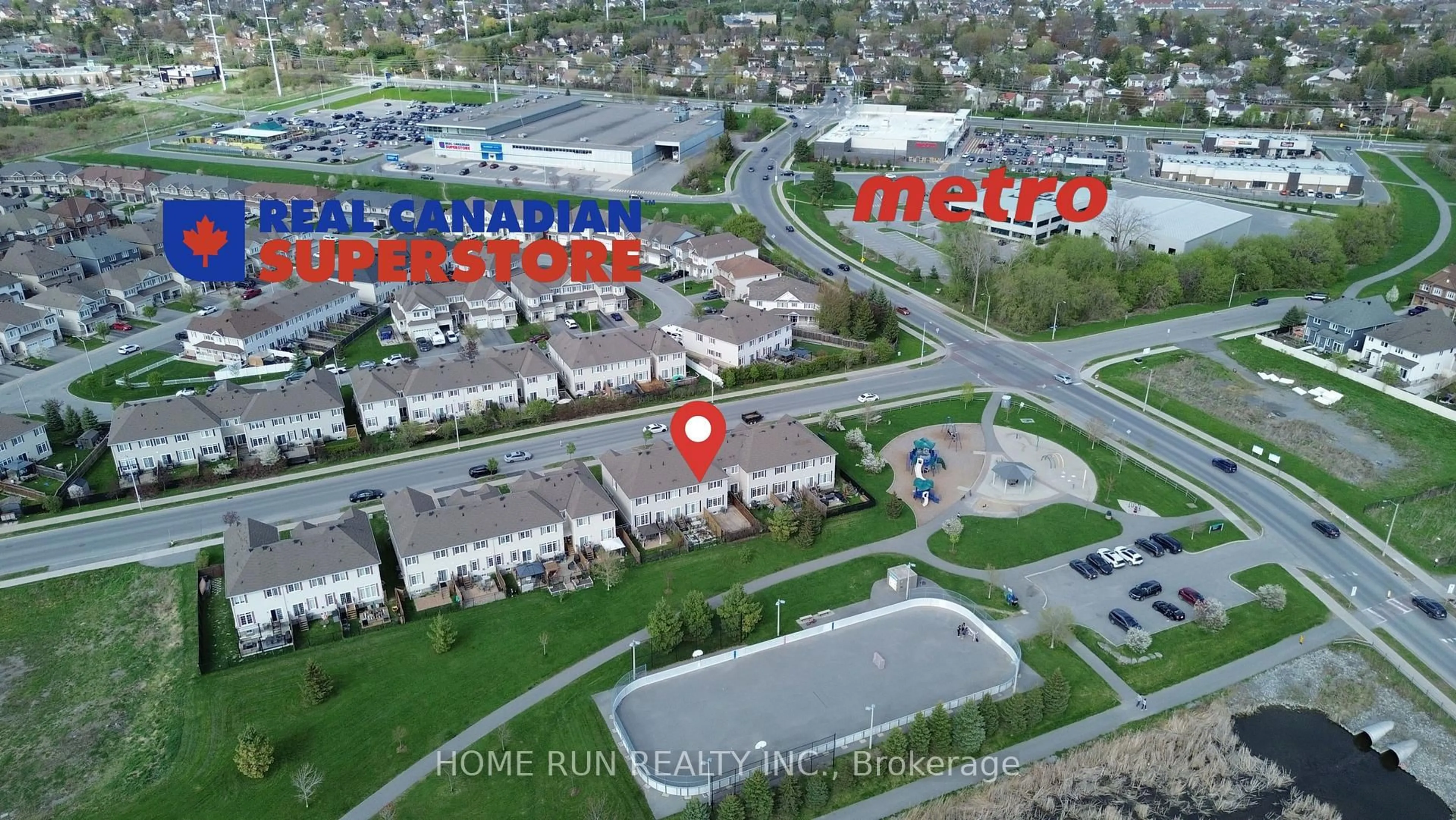 A pic from outside/outdoor area/front of a property/back of a property/a pic from drone, unknown for 126 Akerson Rd, Ottawa Ontario K2M 0B3