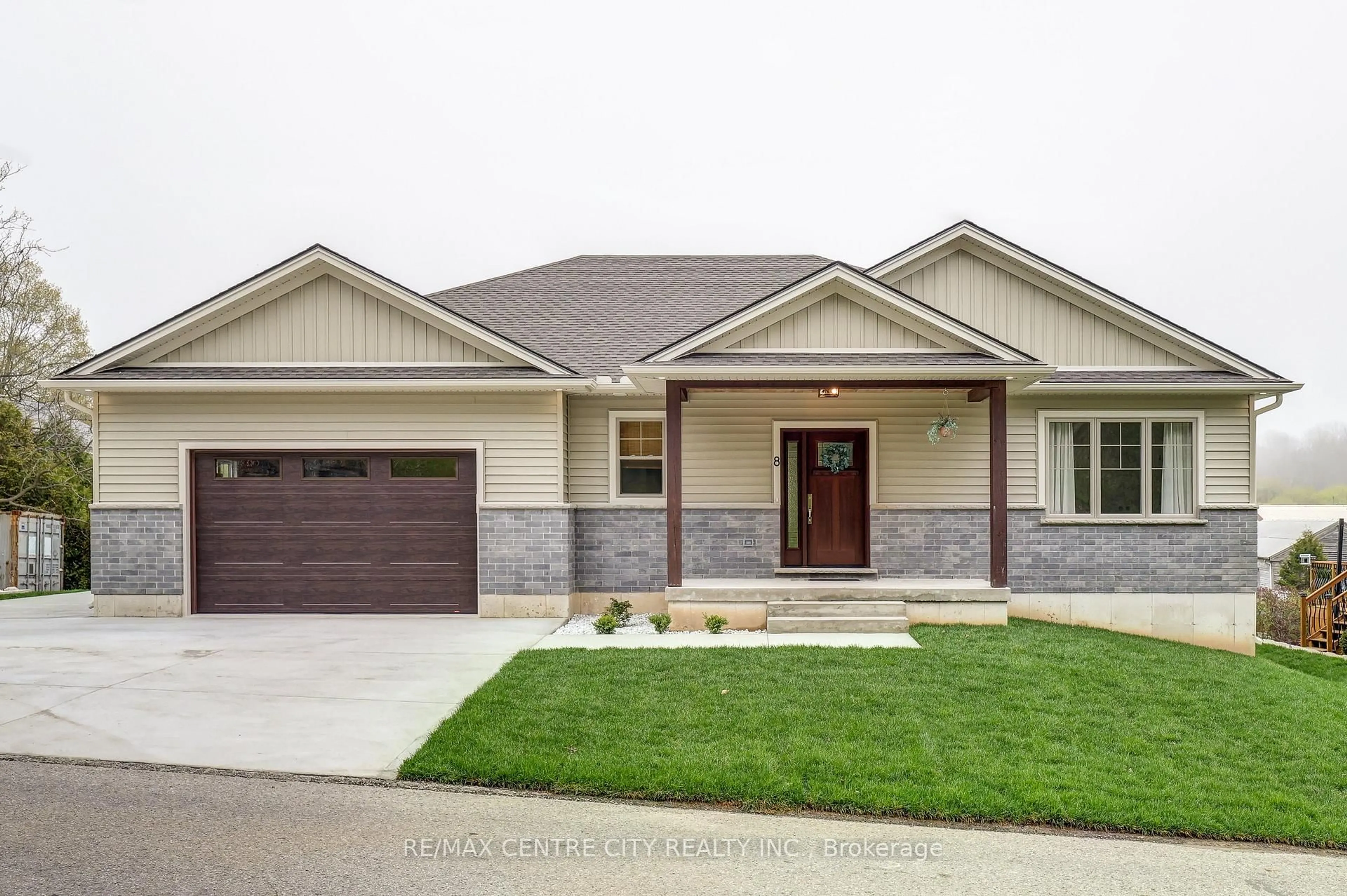 Home with brick exterior material, street for 8 OAK St, Bayham Ontario N0J 1Z0
