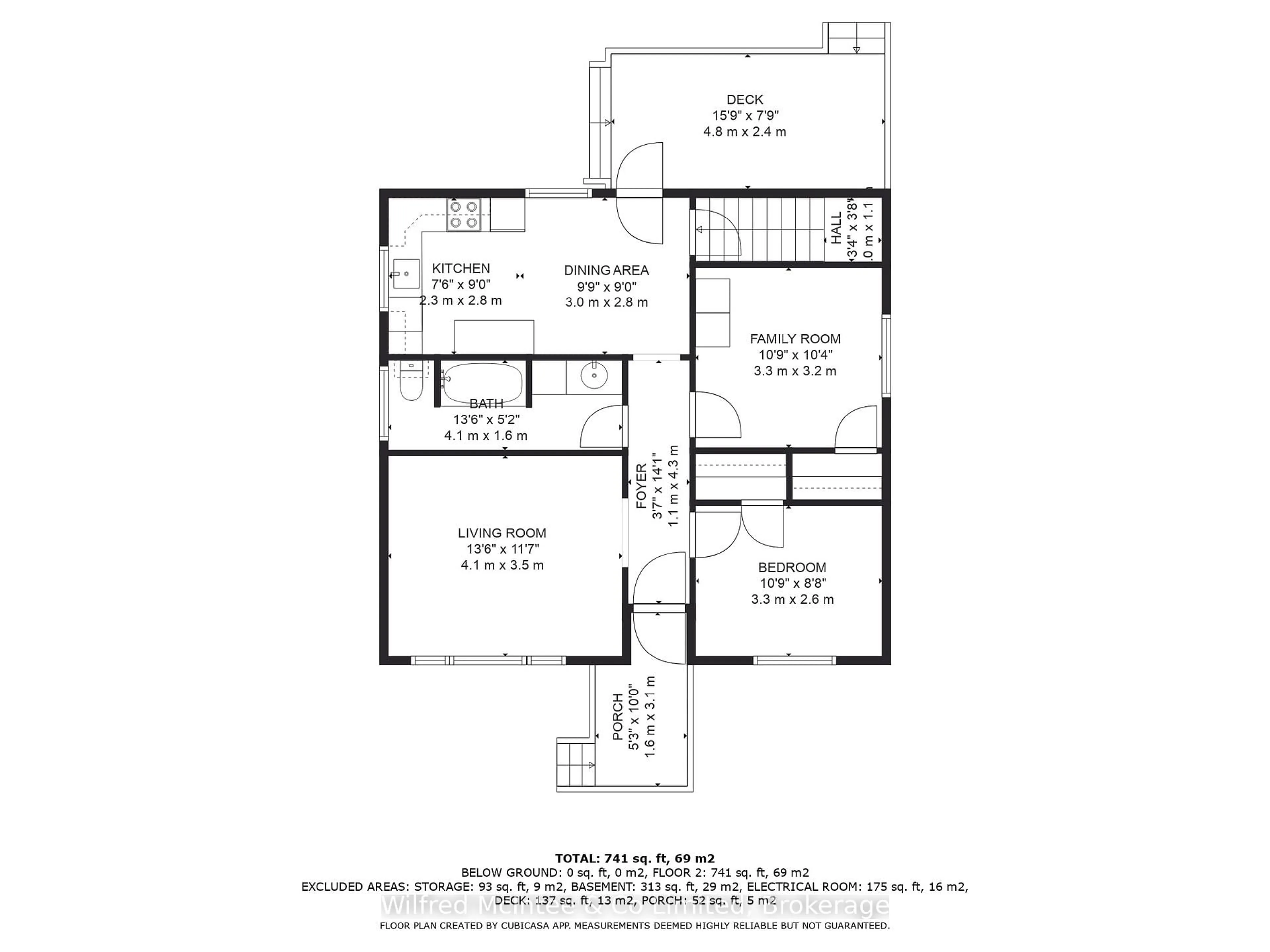Floor plan for 104 Mcgivern St, Brockton Ontario N0G 2V0