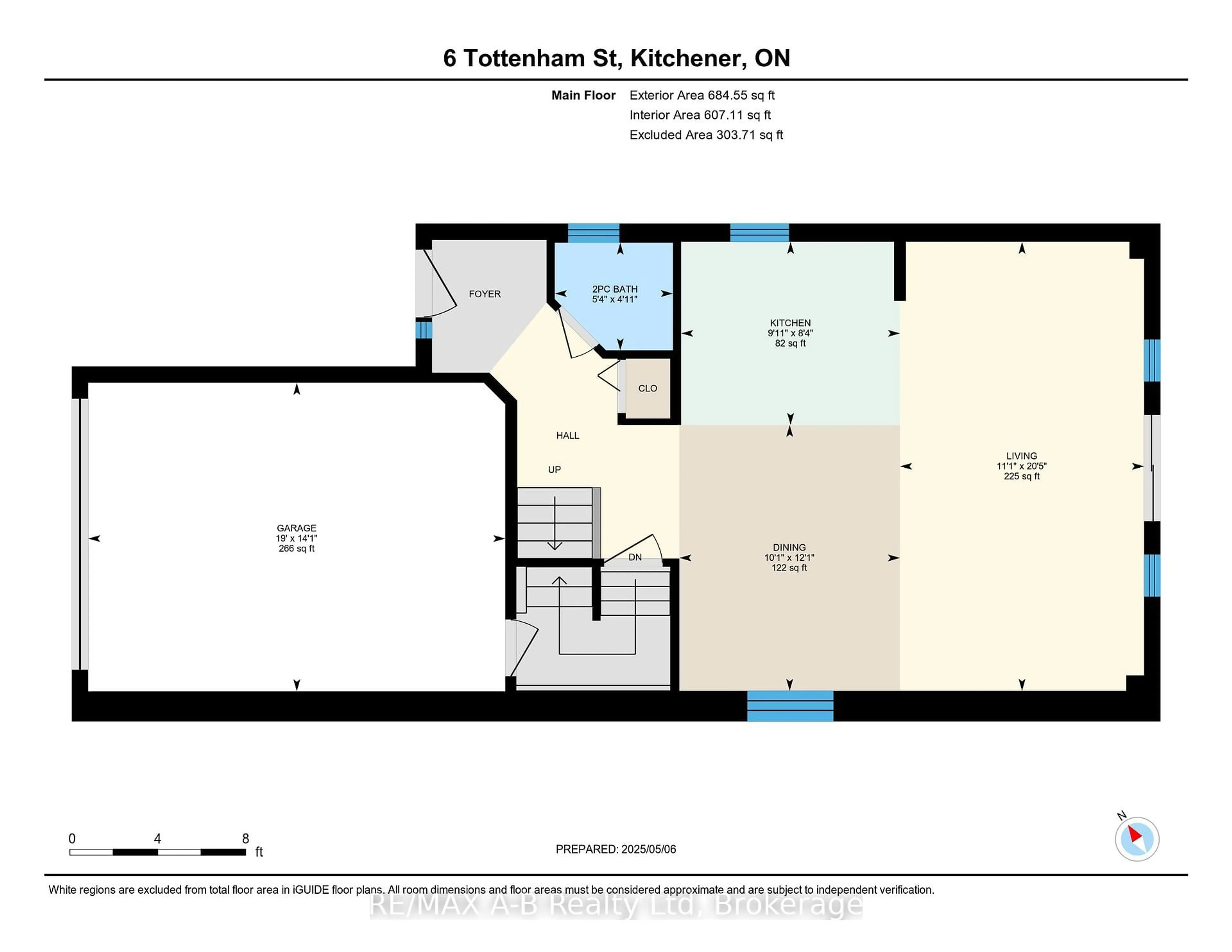 Floor plan for 6 Tottenham St, Kitchener Ontario N2R 1V7