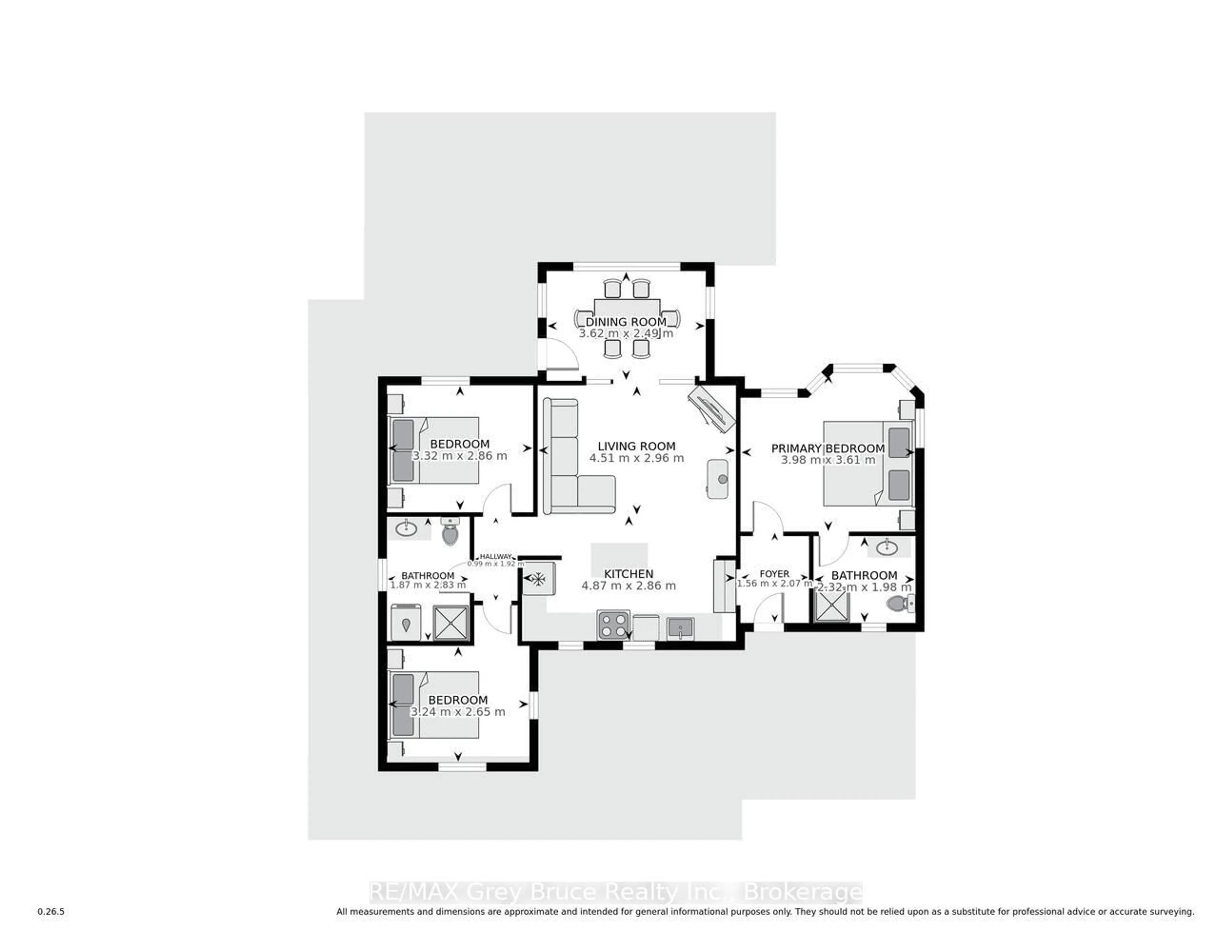 Floor plan for 59 Simpson Ave, Northern Bruce Peninsula Ontario N0H 2R0