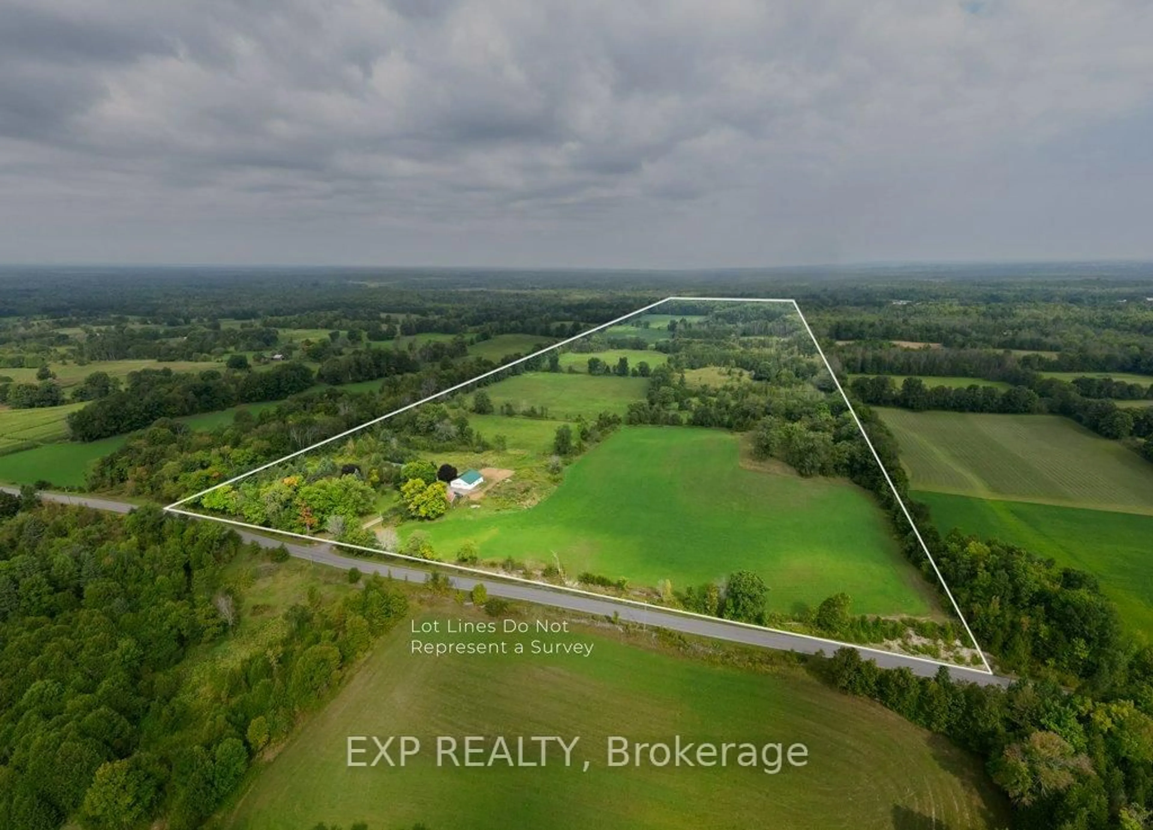 A pic from outside/outdoor area/front of a property/back of a property/a pic from drone, water/lake/river/ocean view for 860 St Marks Rd, Limoges Ontario K0K 2M0