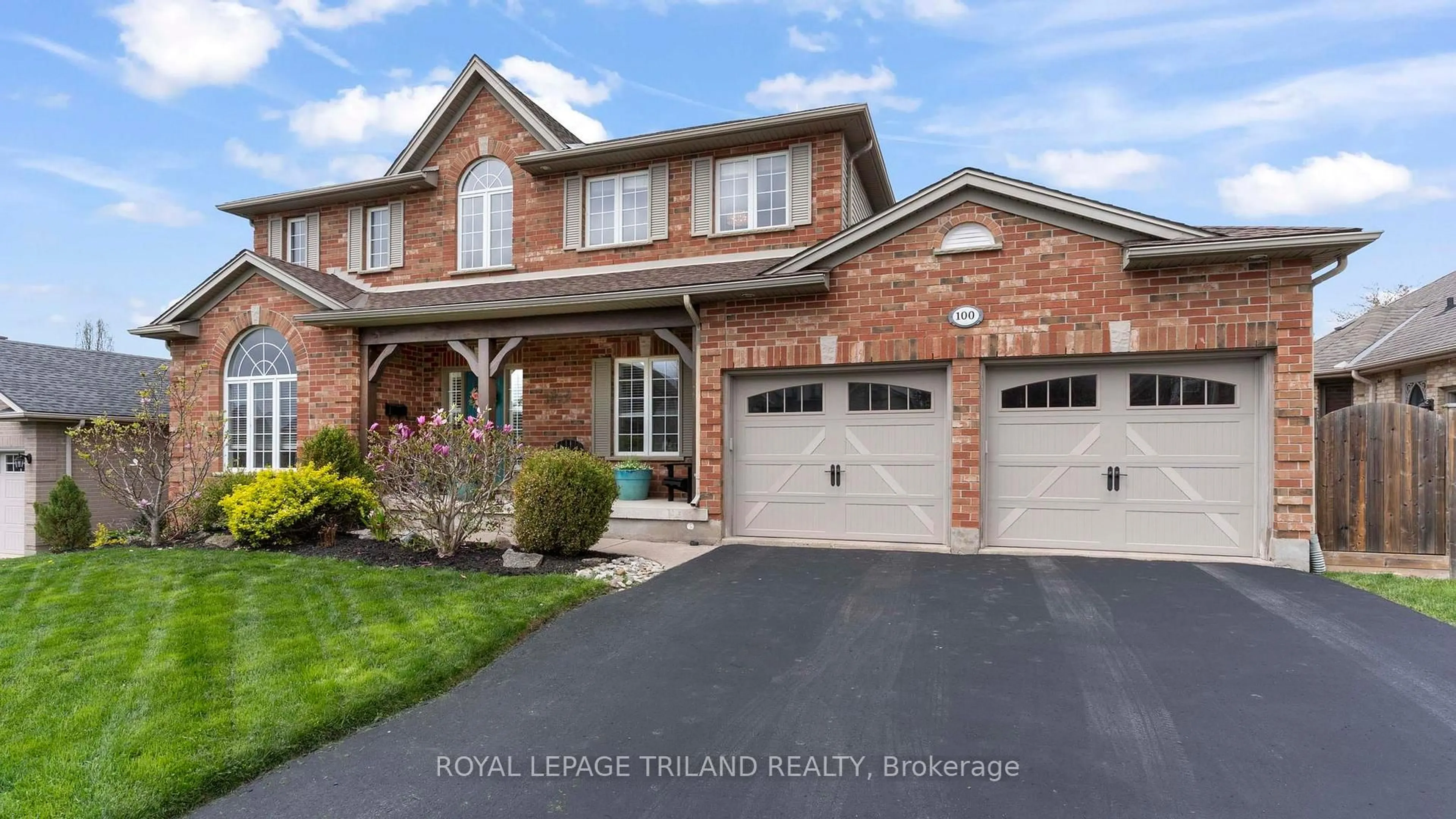Home with brick exterior material, street for 100 Optimist Park Dr, London South Ontario N6K 4M1