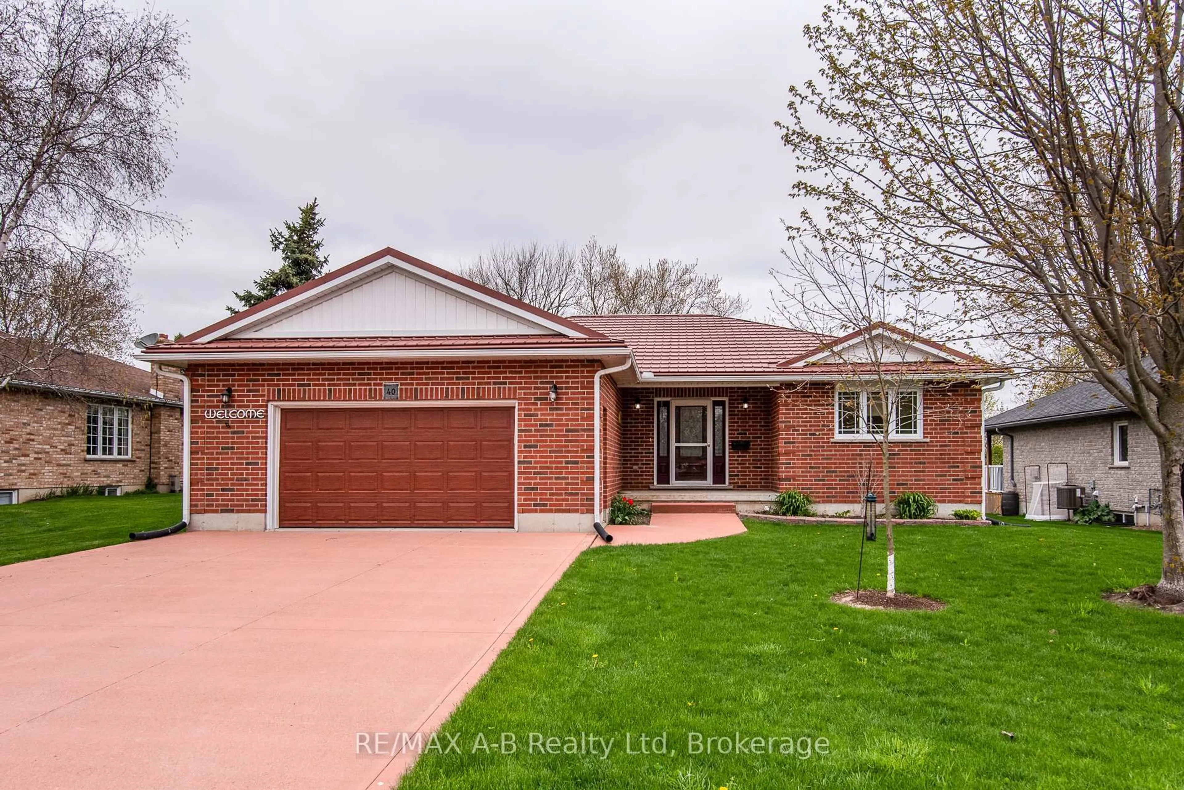 Home with brick exterior material, street for 40 Gerber Dr, Perth East Ontario N0K 1M0