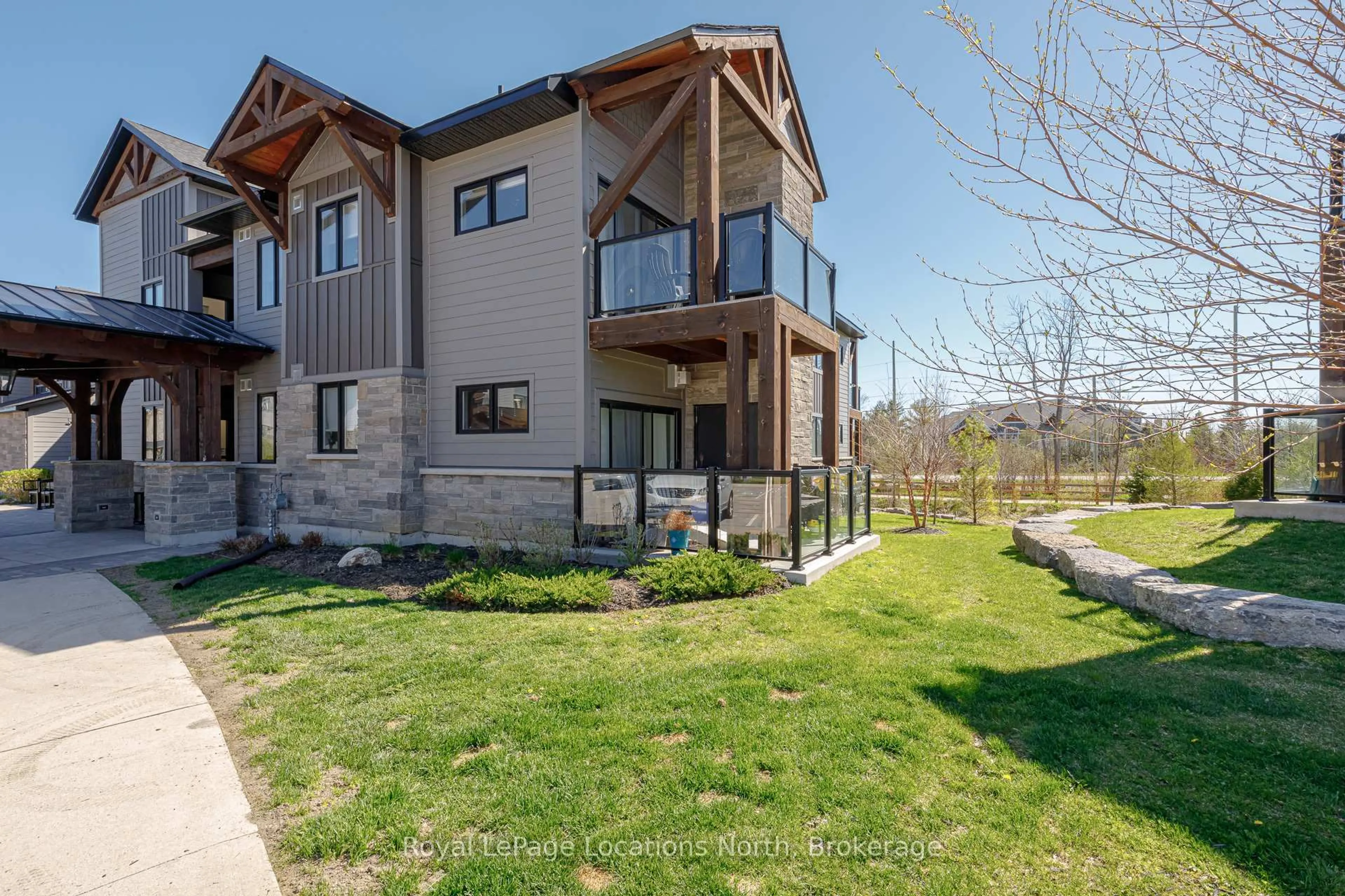 Home with brick exterior material, mountain view for 13 Beausoleil Lane #101, Blue Mountains Ontario L9Y 2X5