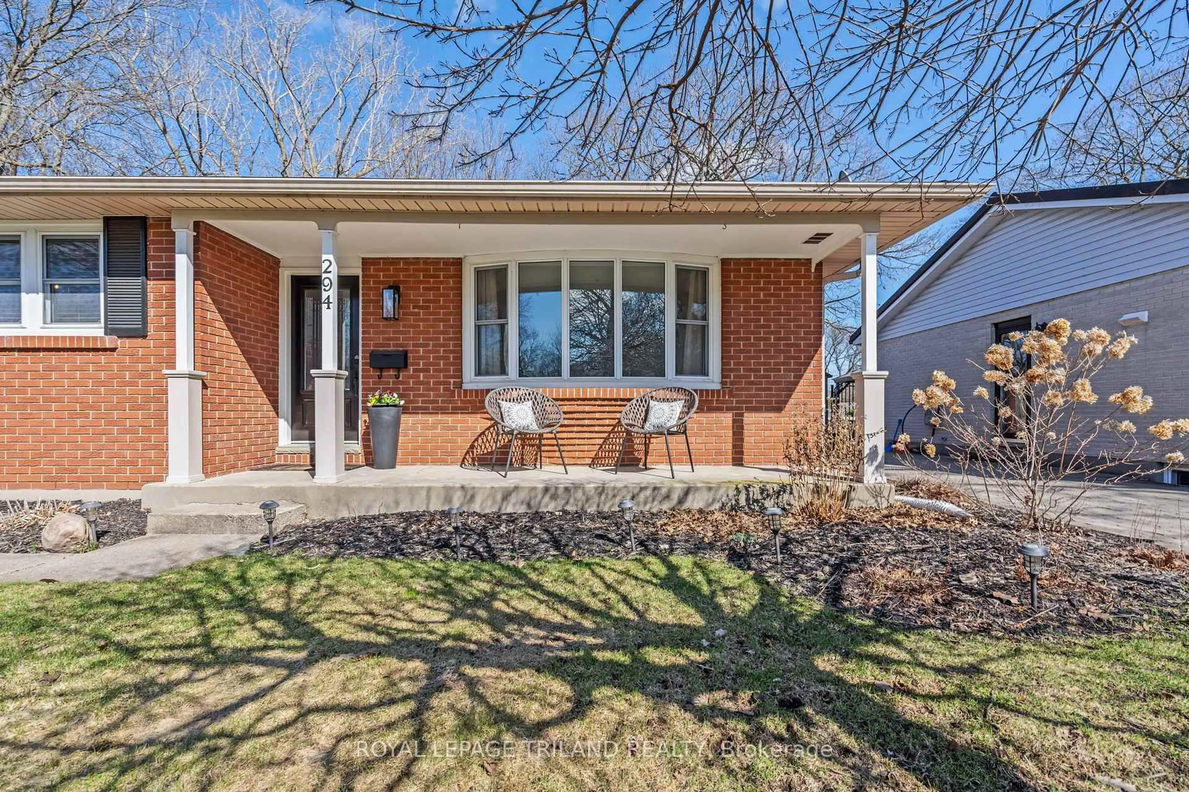 Home with brick exterior material, street for 294 Grand View Ave, London South Ontario N6K 2S9