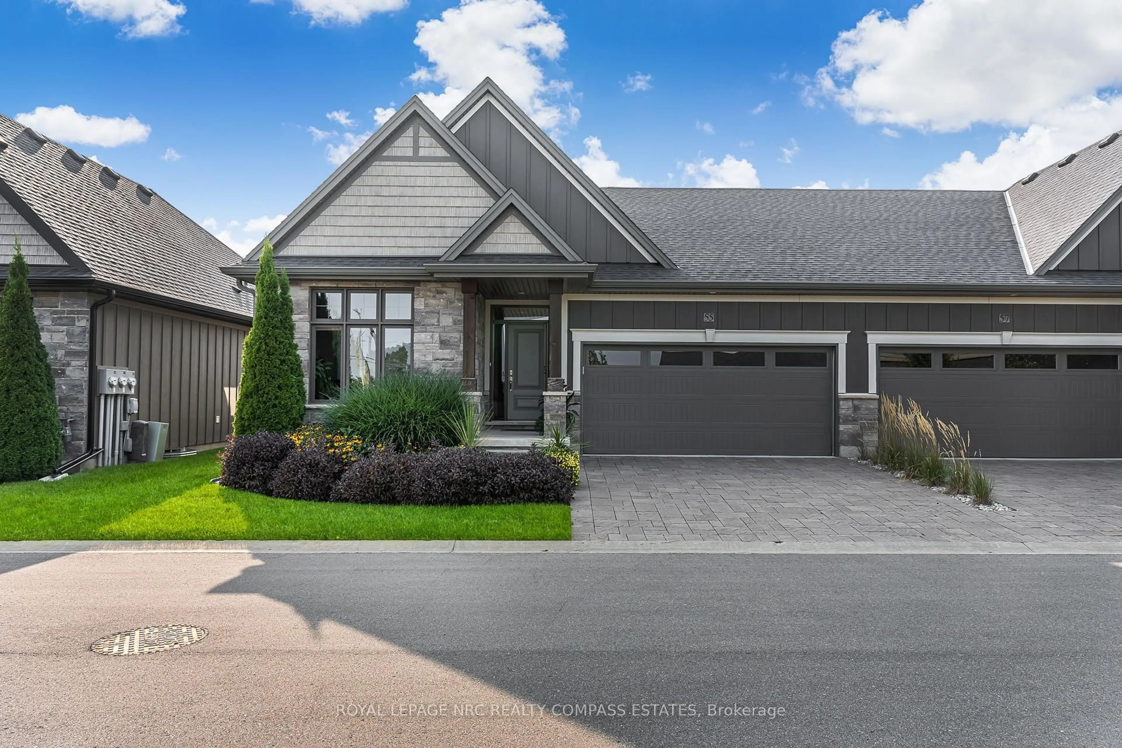 Home with vinyl exterior material, street for 180 PORT ROBINSON Rd #55, Pelham Ontario L0S 1E6