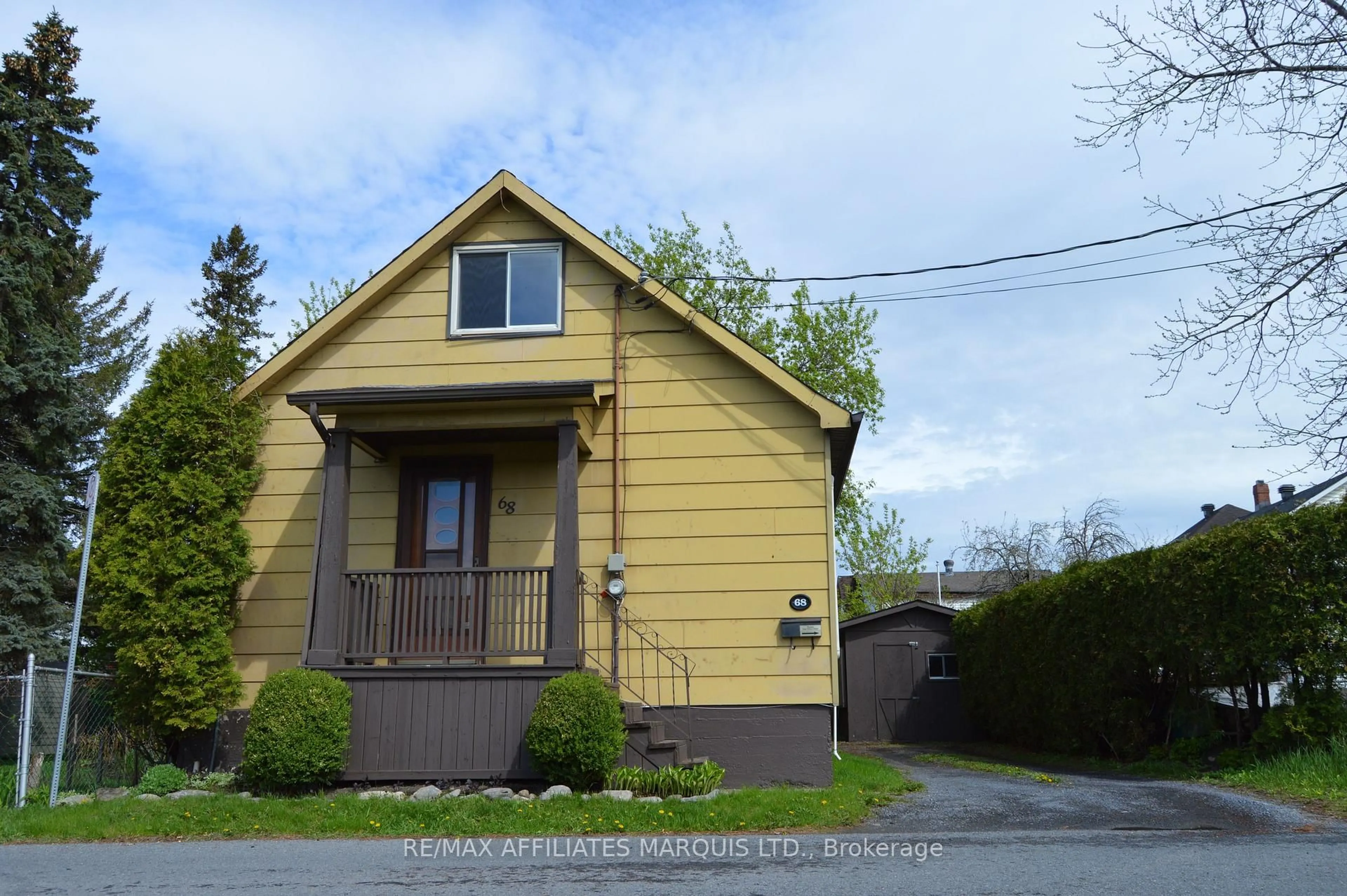 Home with vinyl exterior material, street for 68 Pine Lane, Cornwall Ontario K6J 5W9