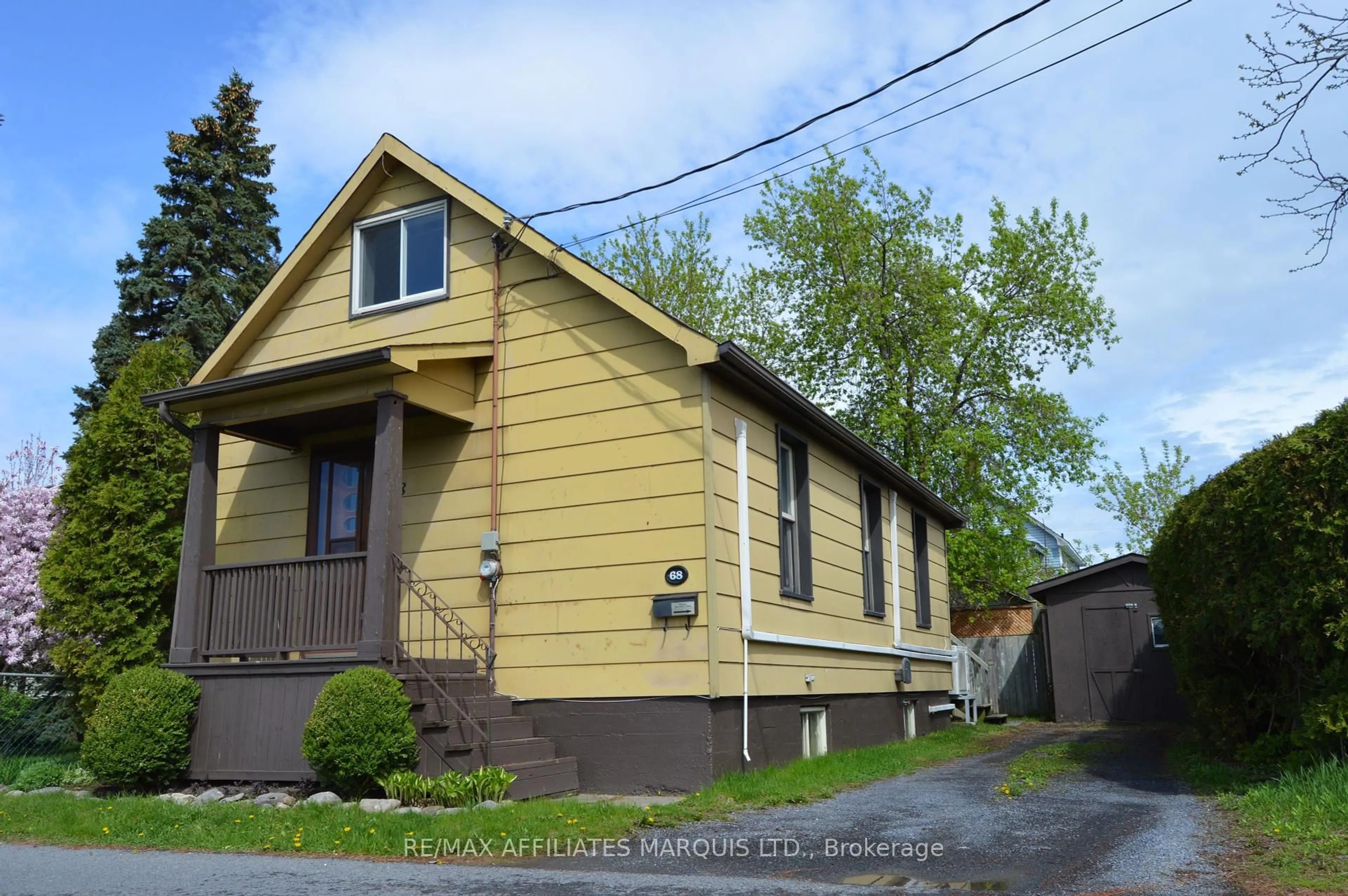 Home with vinyl exterior material, street for 68 Pine Lane, Cornwall Ontario K6J 5W9