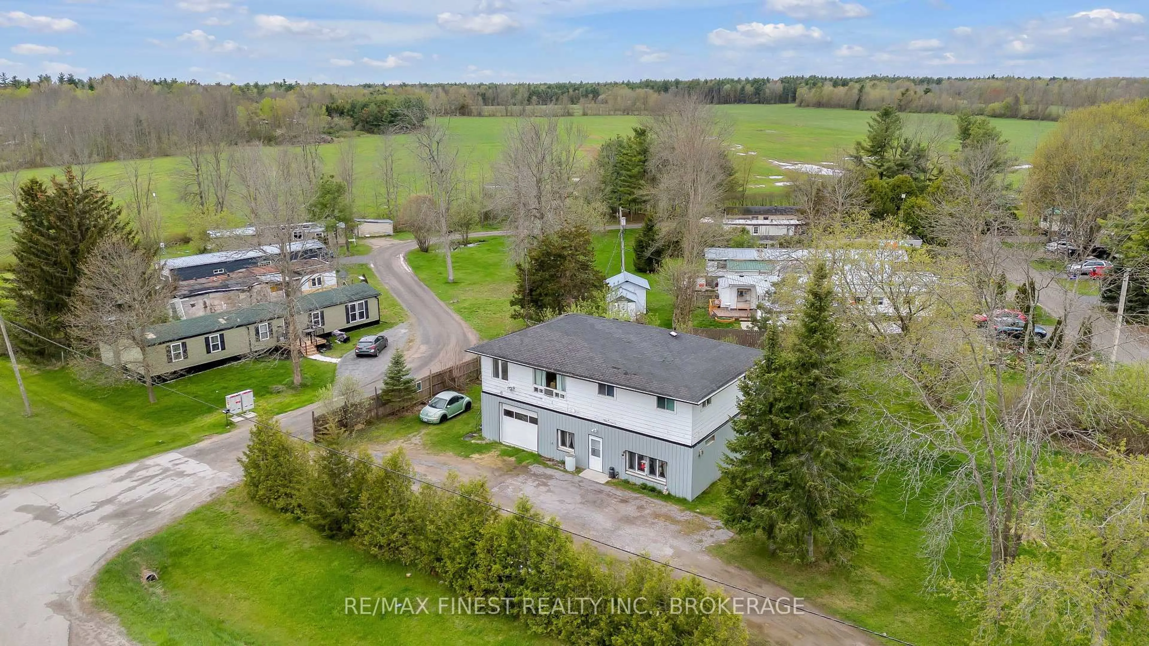 A pic from outside/outdoor area/front of a property/back of a property/a pic from drone, unknown for 1538 Highway 15 N/A, Rideau Lakes Ontario K0G 1E0