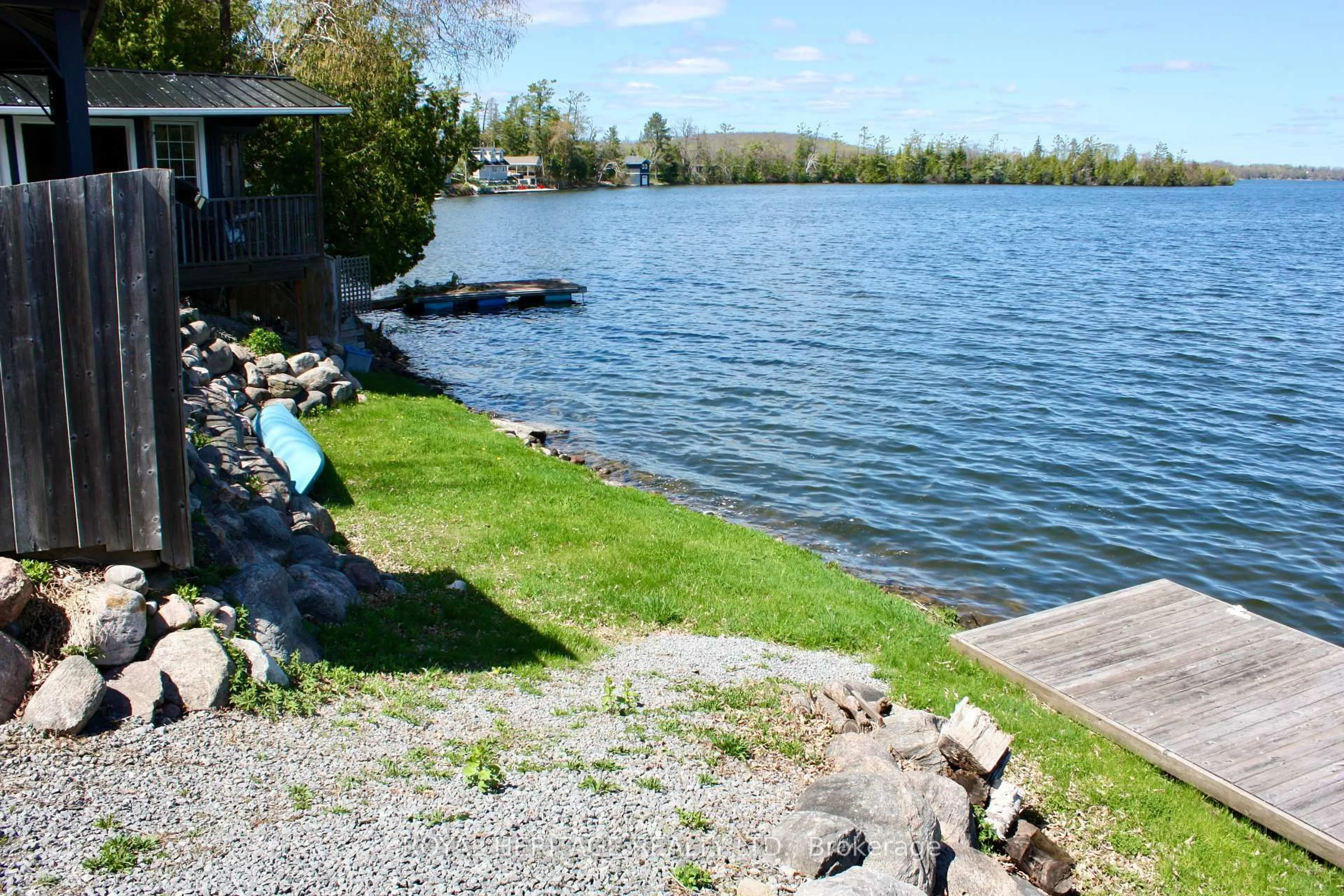 Patio, water/lake/river/ocean view for 837 Fife's Bay Marina Lane, Selwyn Ontario K9J 6X3