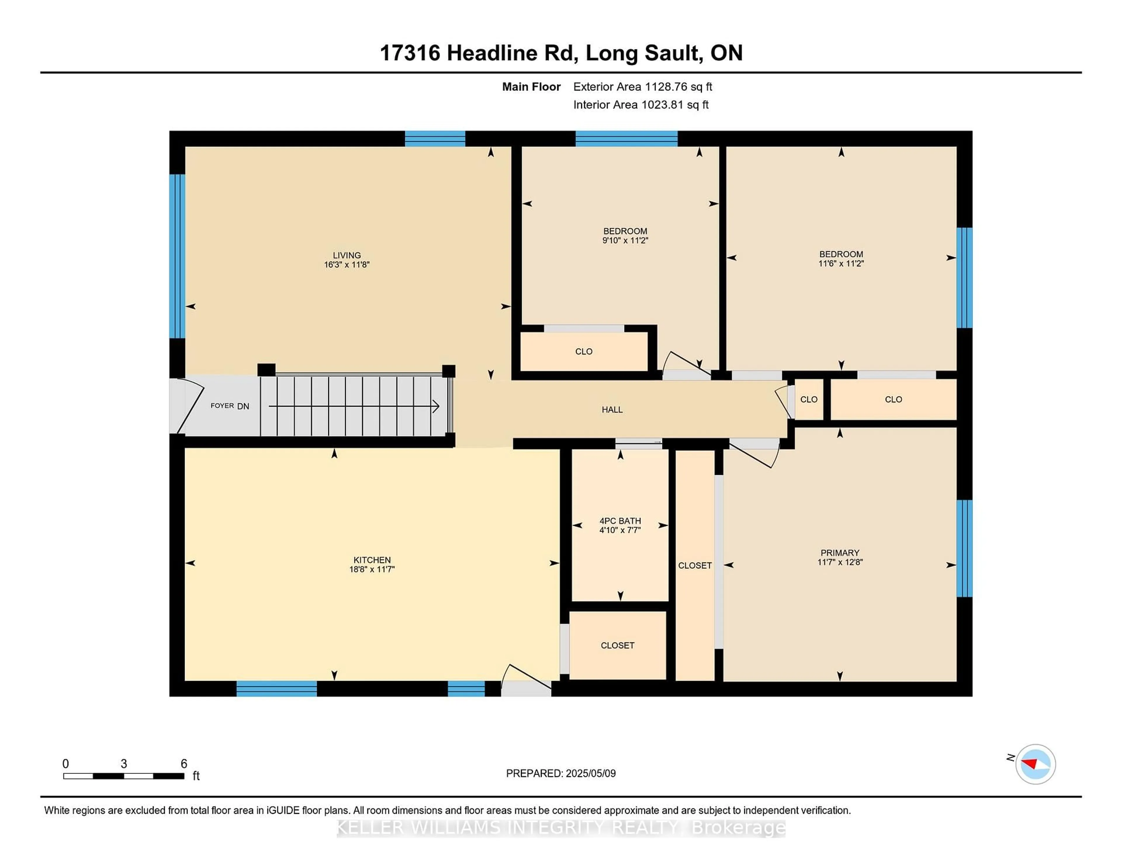 Floor plan for 17316 Headline Rd, South Stormont Ontario K0C 1P0