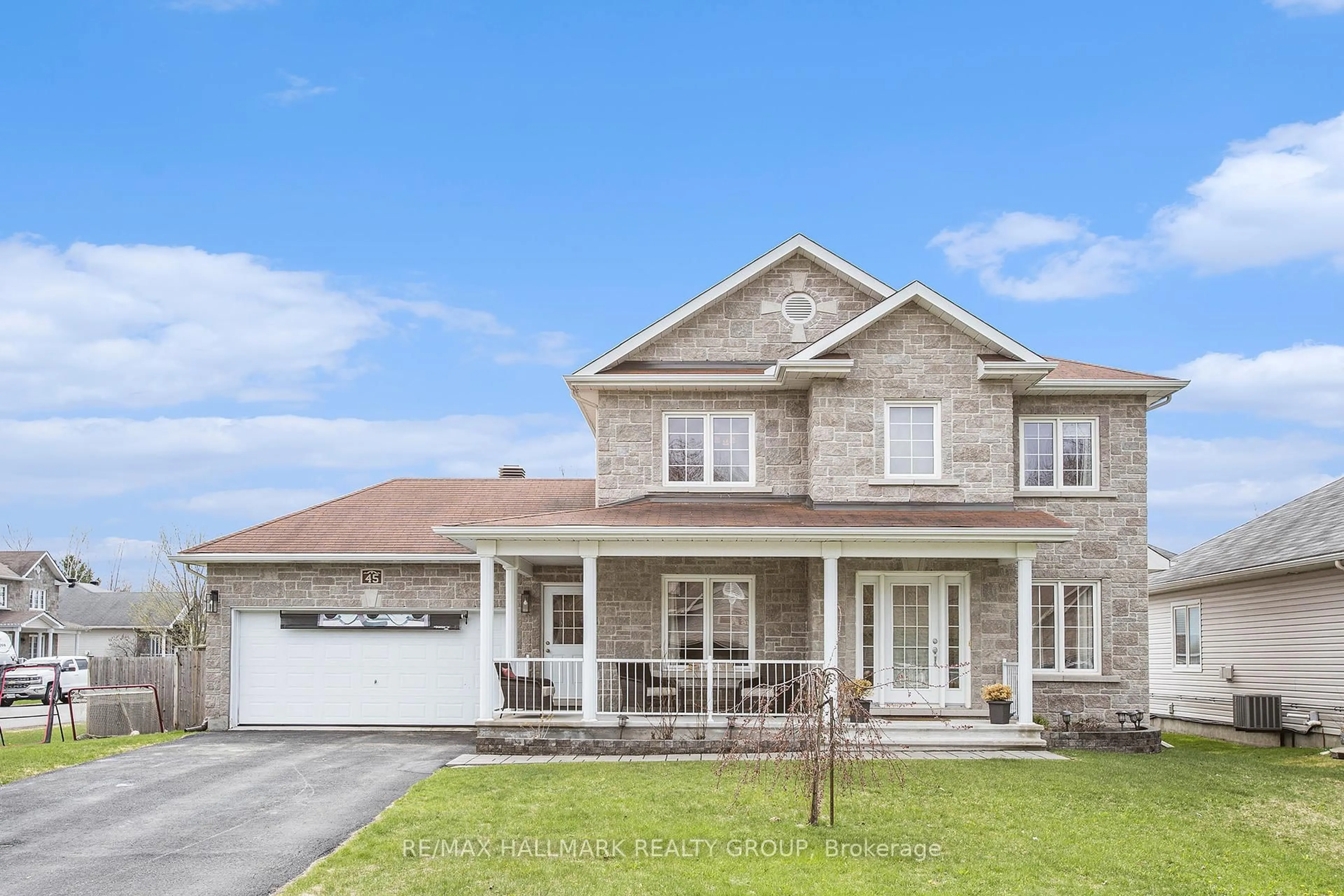 Home with vinyl exterior material, street for 45 OASIS St, The Nation Ontario K0A 2M0