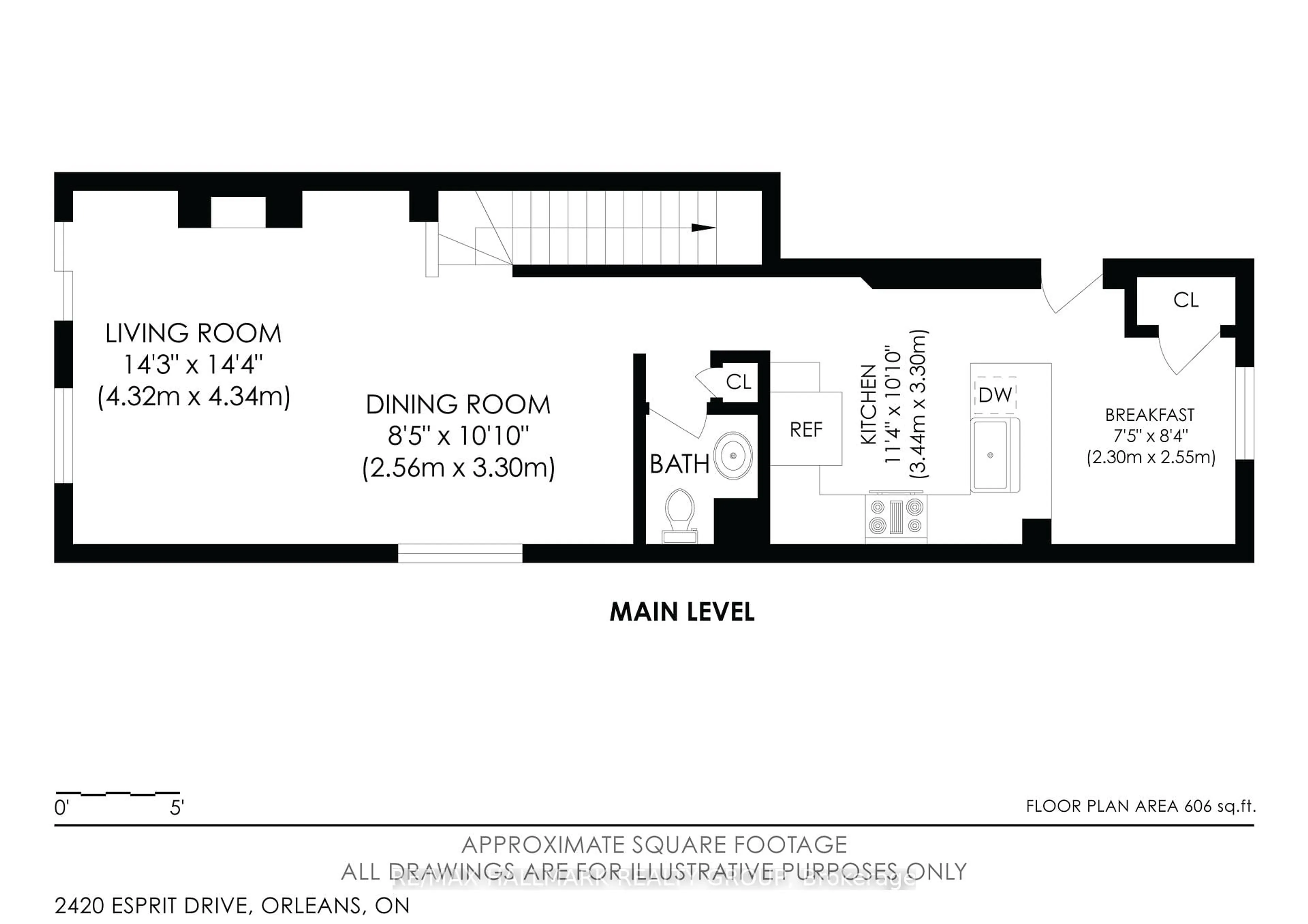 Floor plan for 2420 Esprit Dr, Orleans Ontario K4A 0R2