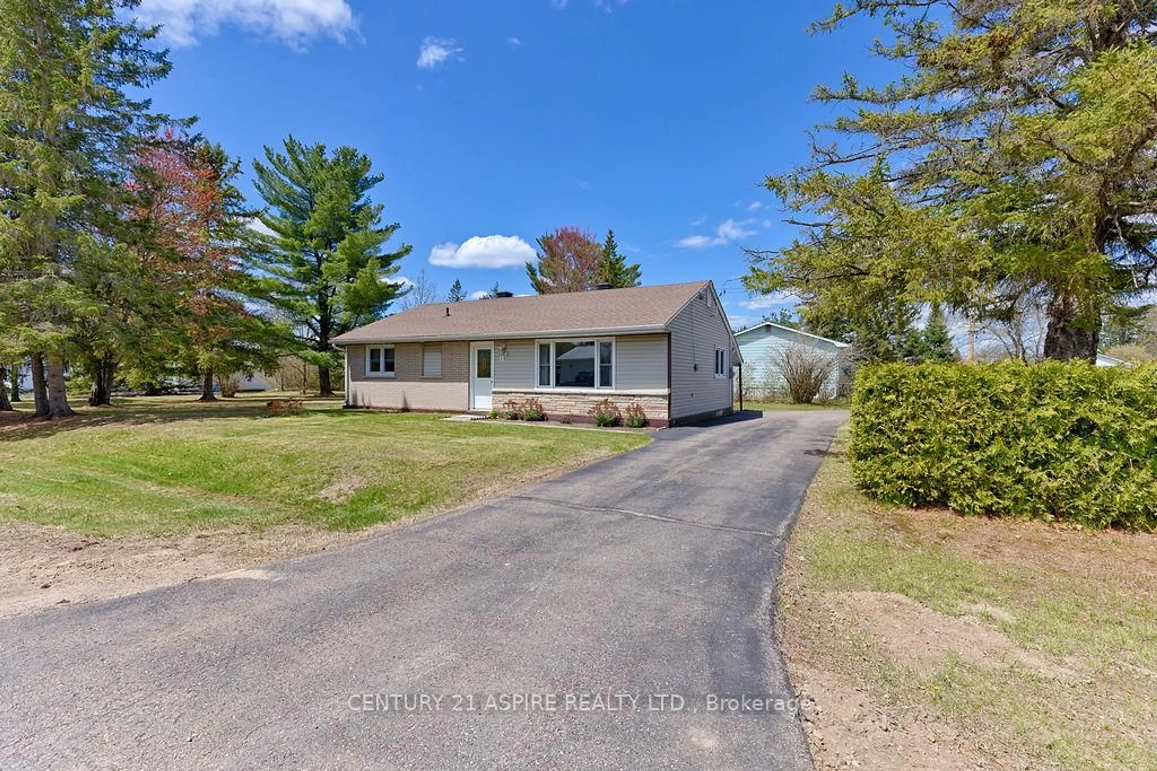 A pic from outside/outdoor area/front of a property/back of a property/a pic from drone, water/lake/river/ocean view for 15 Michael Cres, Petawawa Ontario K8H 2L5