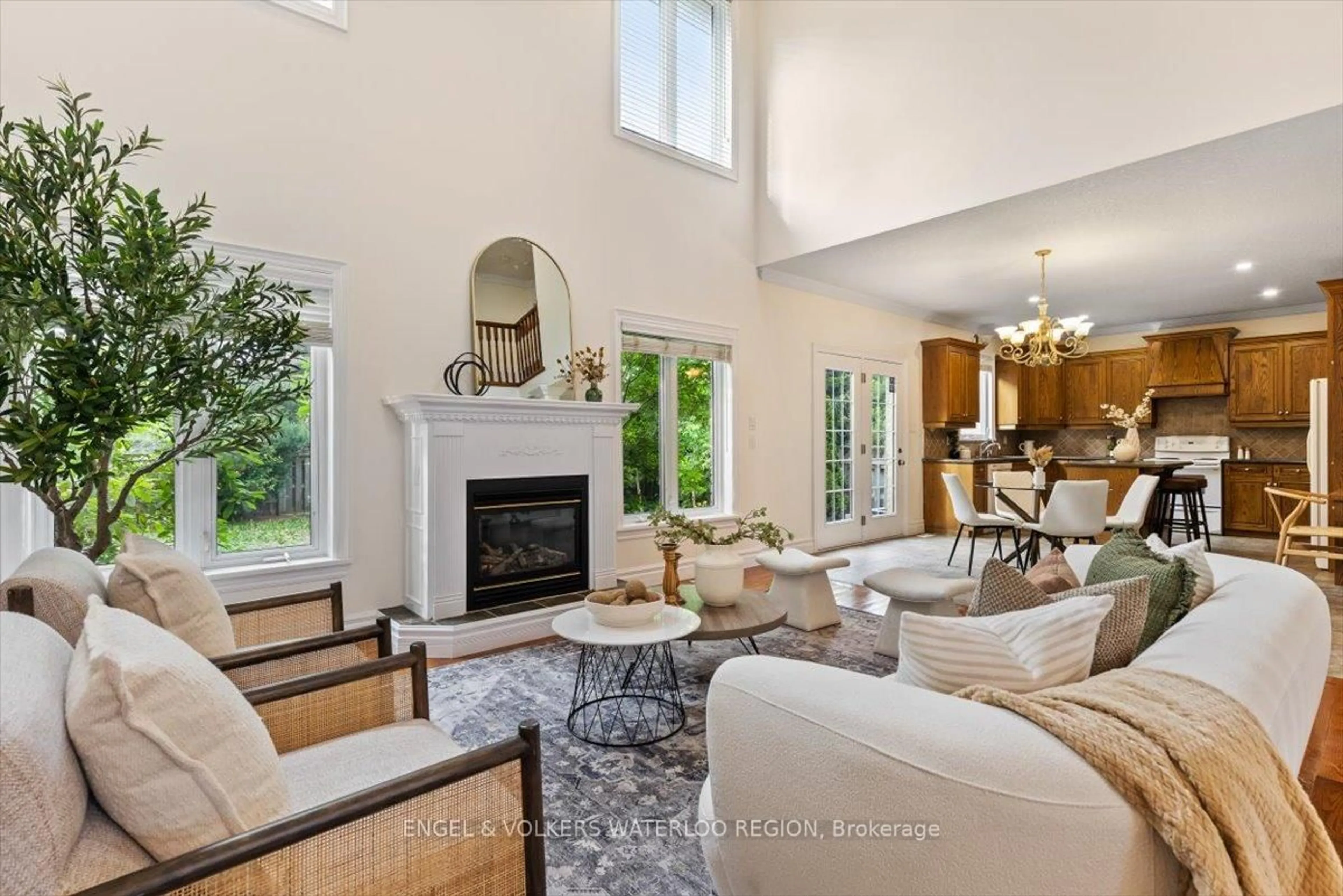 Living room with furniture, unknown for 413 Falconridge Dr, Kitchener Ontario N2K 4H9