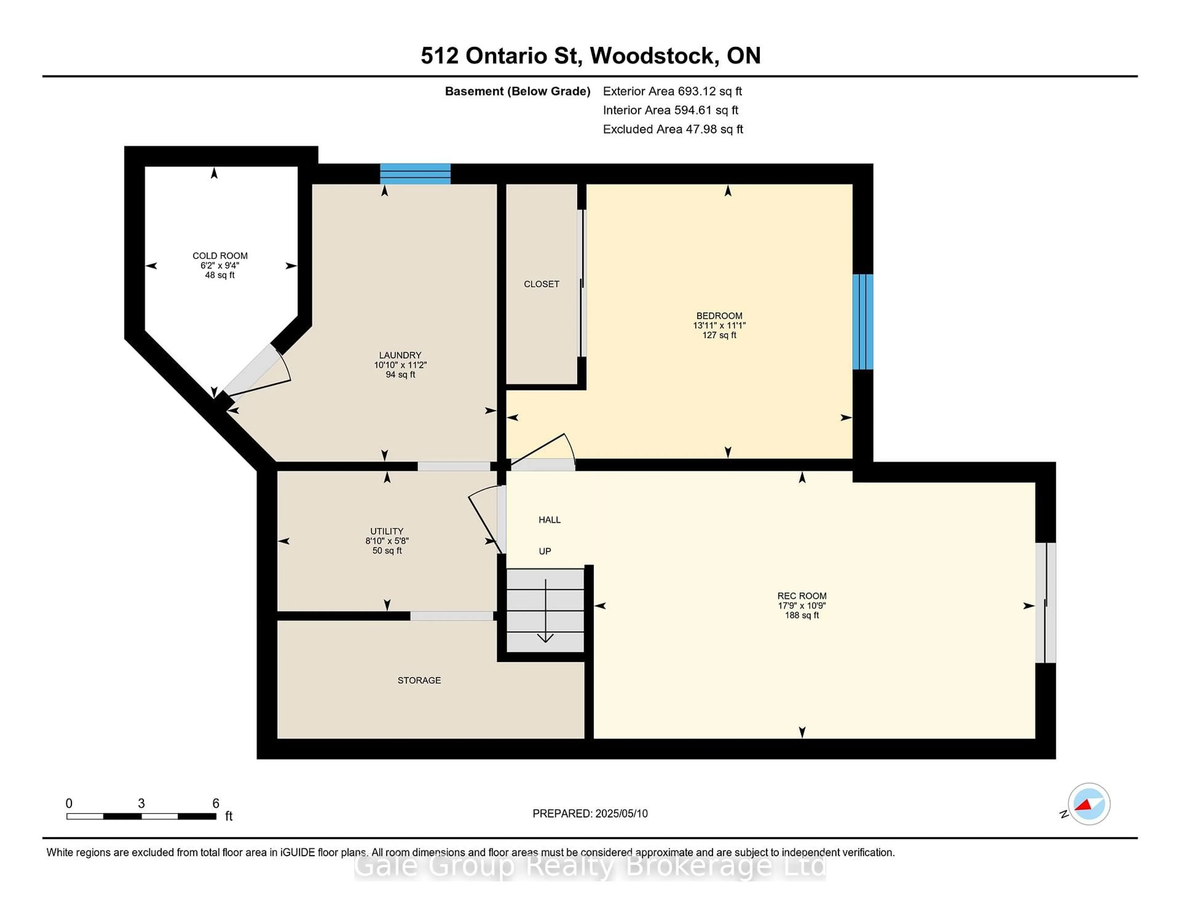 Floor plan for 512 Ontario St, Woodstock Ontario N4V 1H2