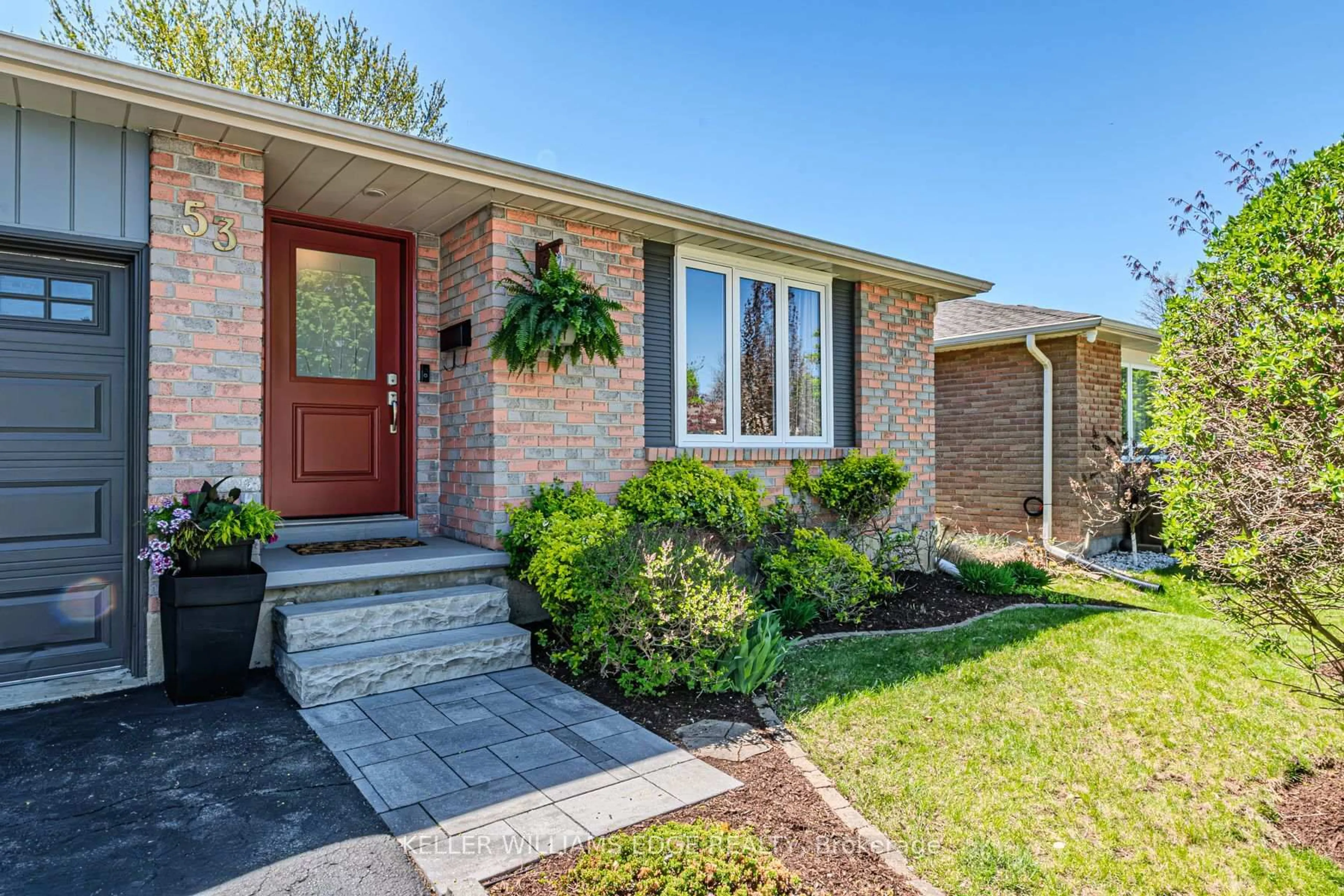 Home with brick exterior material, street for 53 Nautical Rd, Brantford Ontario N3P 1L8