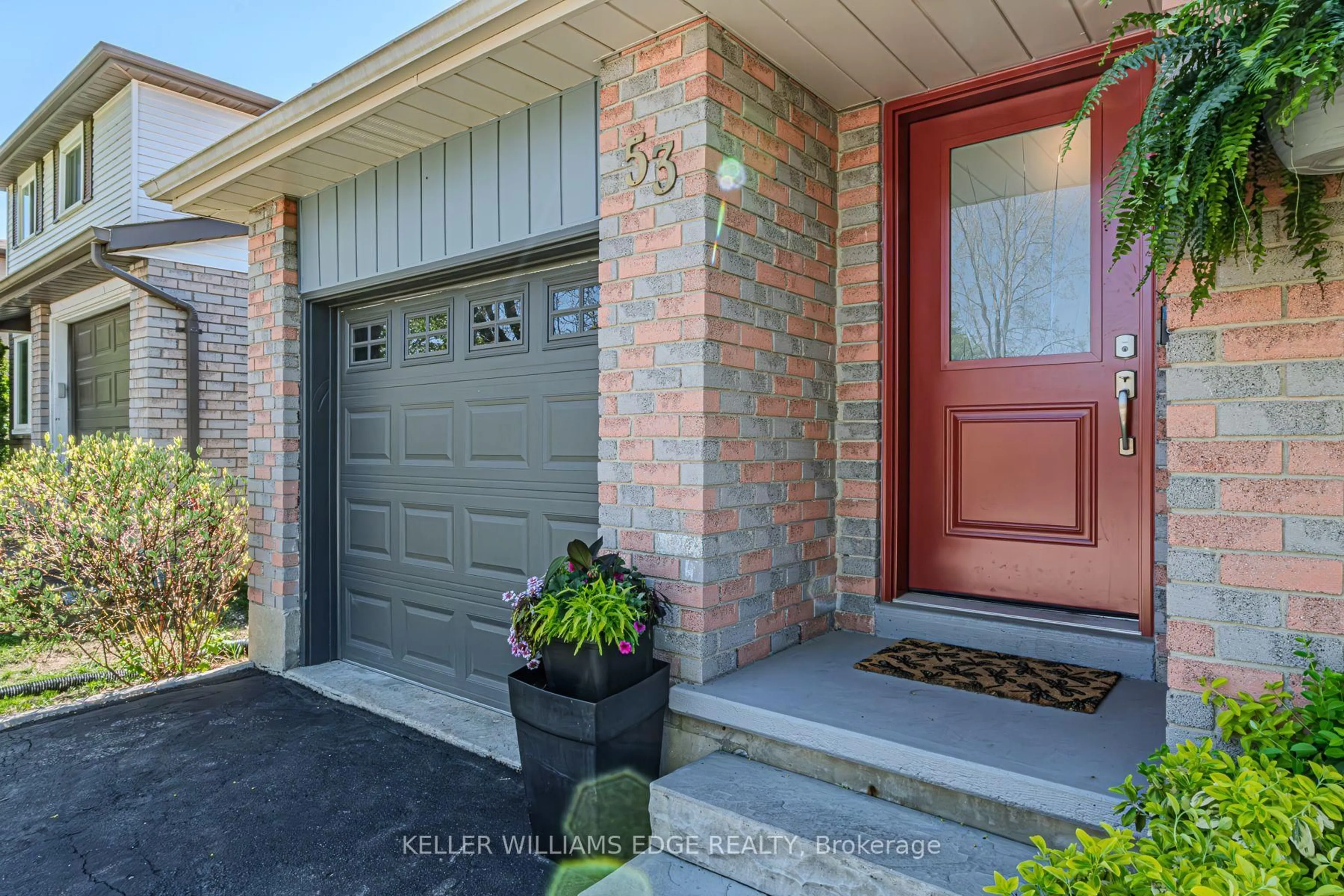 Home with brick exterior material, street for 53 Nautical Rd, Brantford Ontario N3P 1L8
