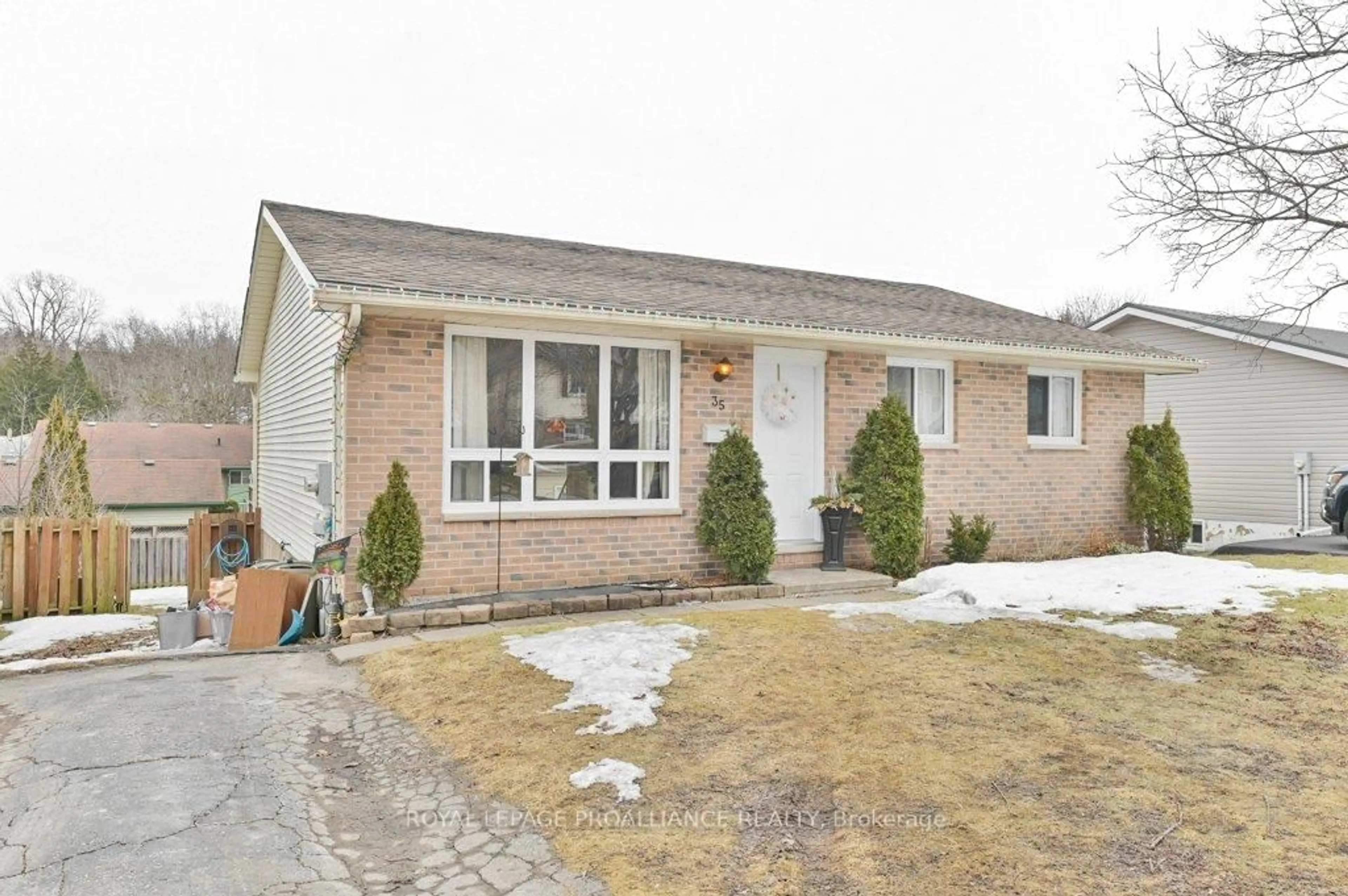 Home with brick exterior material, street for 35 Van Alstine Dr, Quinte West Ontario K8V 6K7