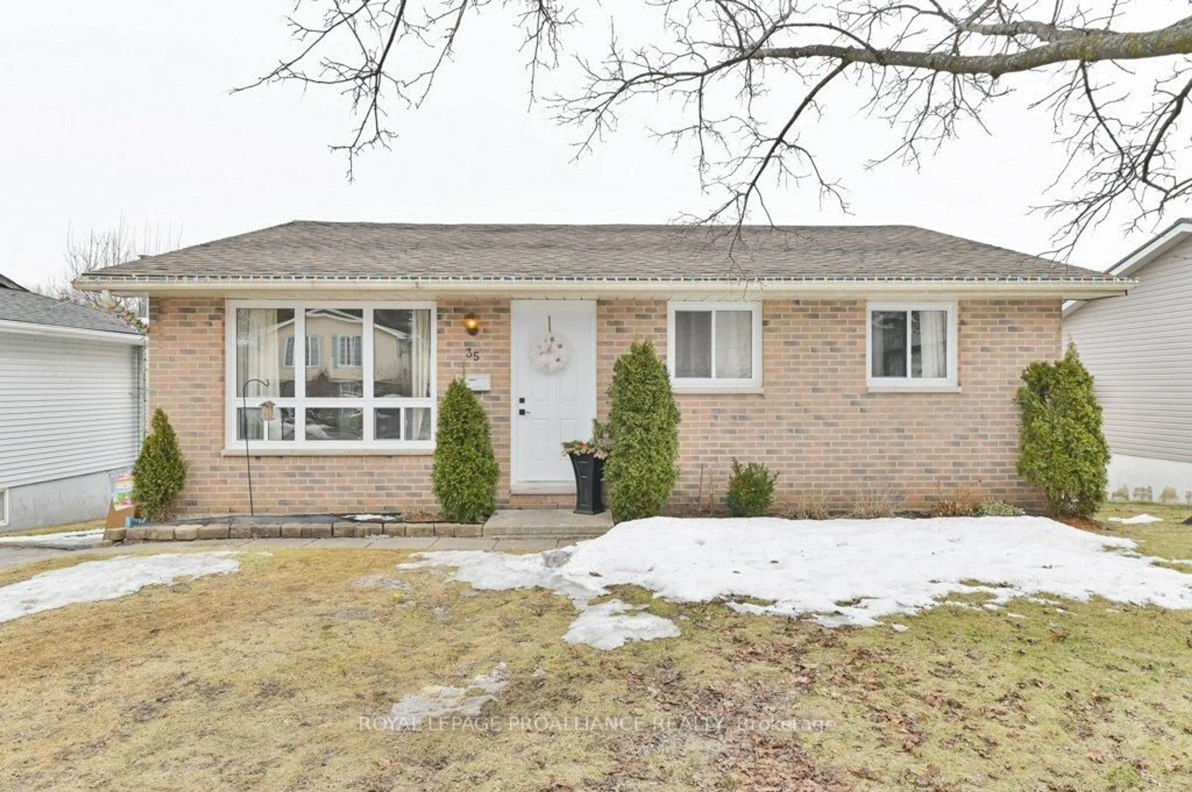 Home with brick exterior material, street for 35 Van Alstine Dr, Quinte West Ontario K8V 6K7