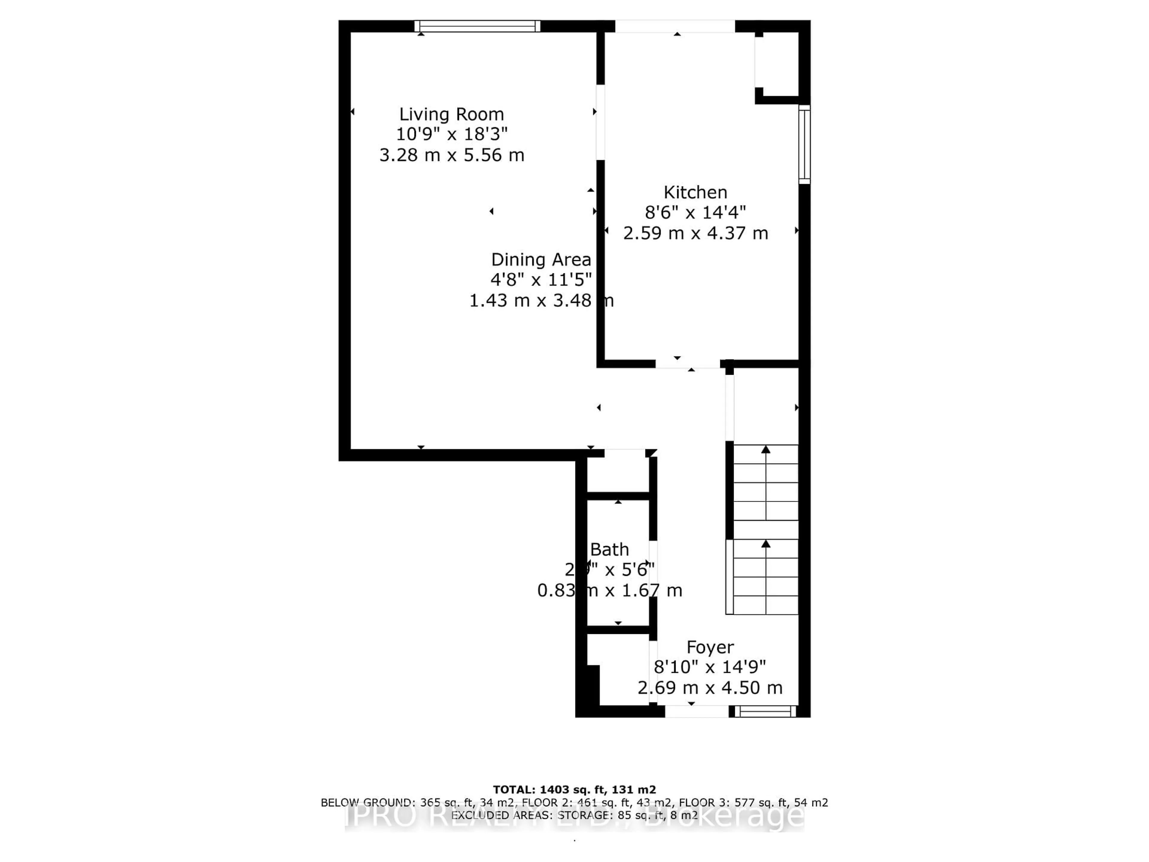 Floor plan for 16 Hadati Rd #53, Guelph Ontario N1E 6M2
