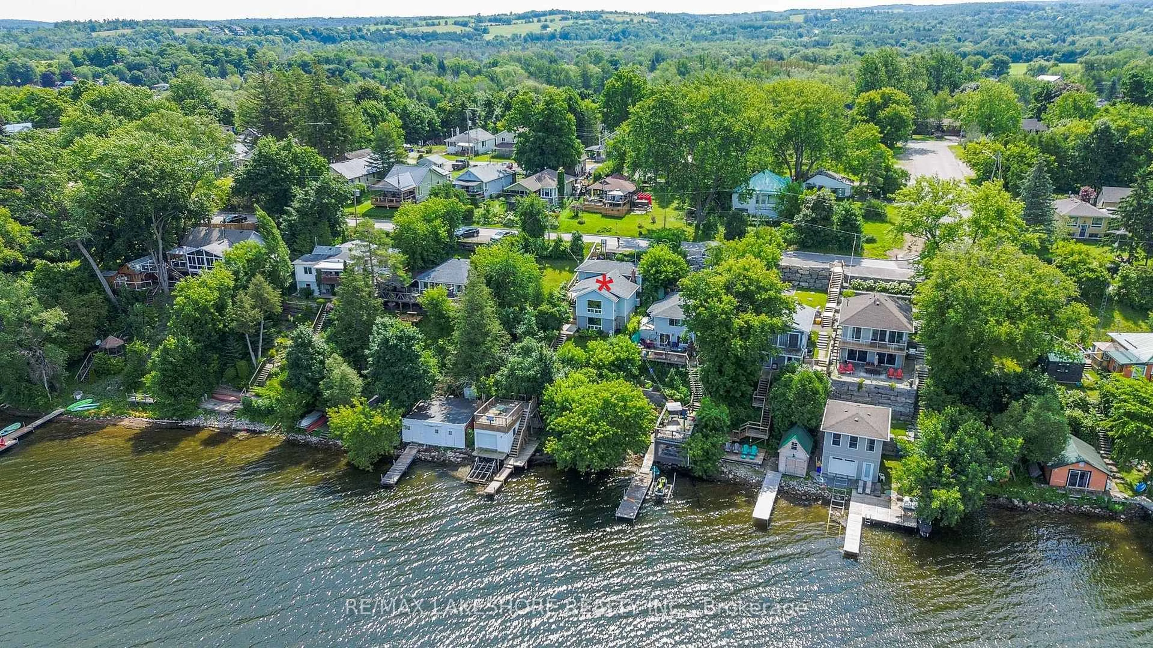 A pic from outside/outdoor area/front of a property/back of a property/a pic from drone, water/lake/river/ocean view for 5454 LAKESHORE Dr, Hamilton Township Ontario K0K 2H0