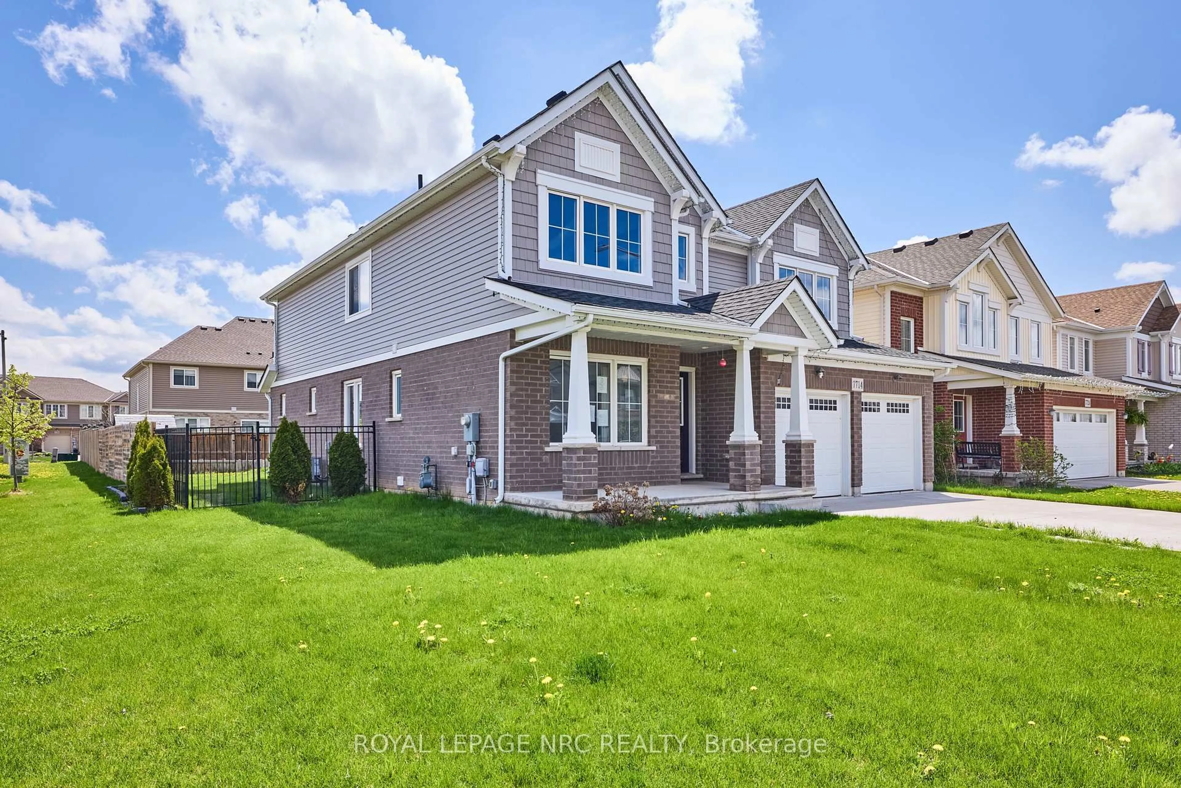 Home with brick exterior material, street for 7714 Clendenning St, Niagara Falls Ontario L2G 7T3