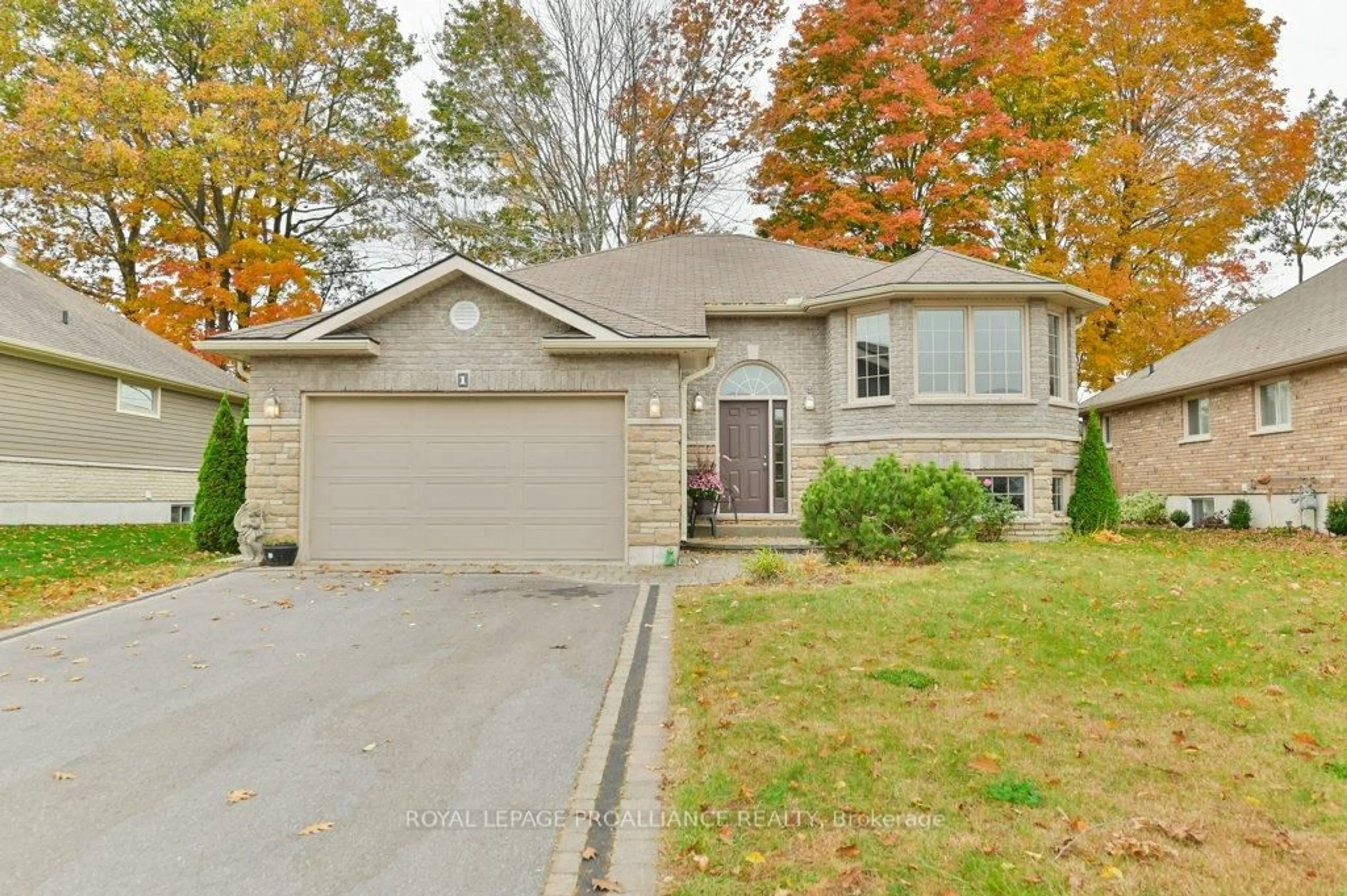 Home with brick exterior material, street for 1 Pier Dr, Brighton Ontario K0K 1H0