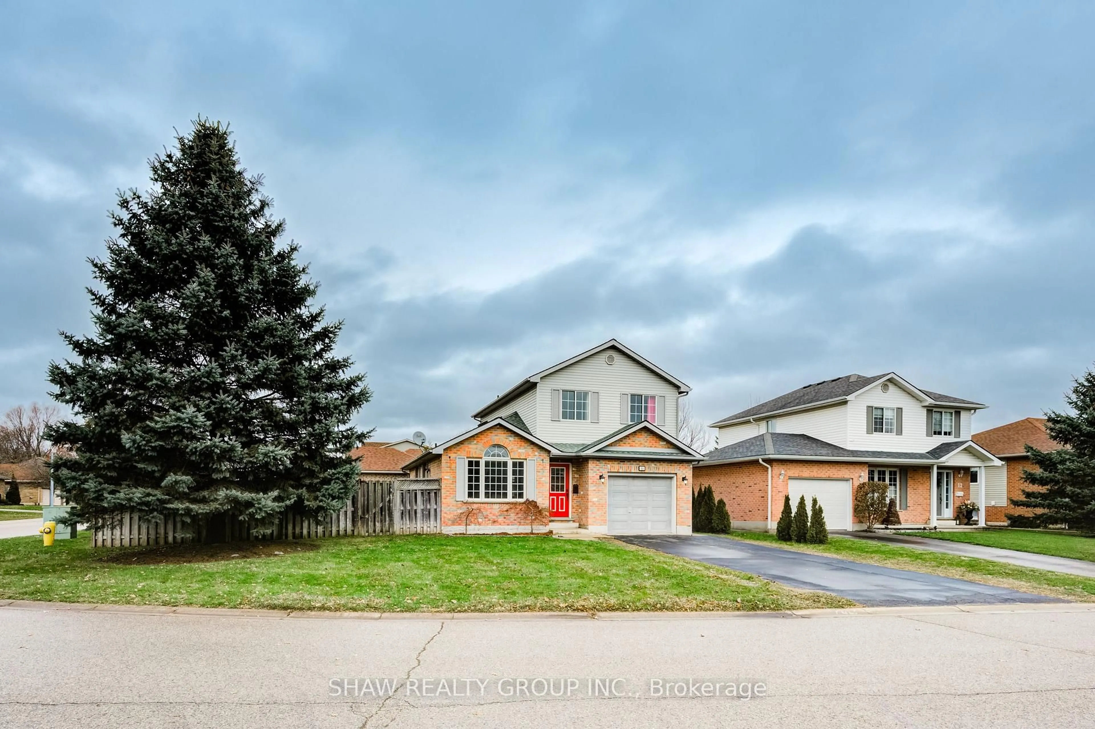 Home with brick exterior material, street for 14 Windemere Ave, Tillsonburg Ontario N4G 5M8