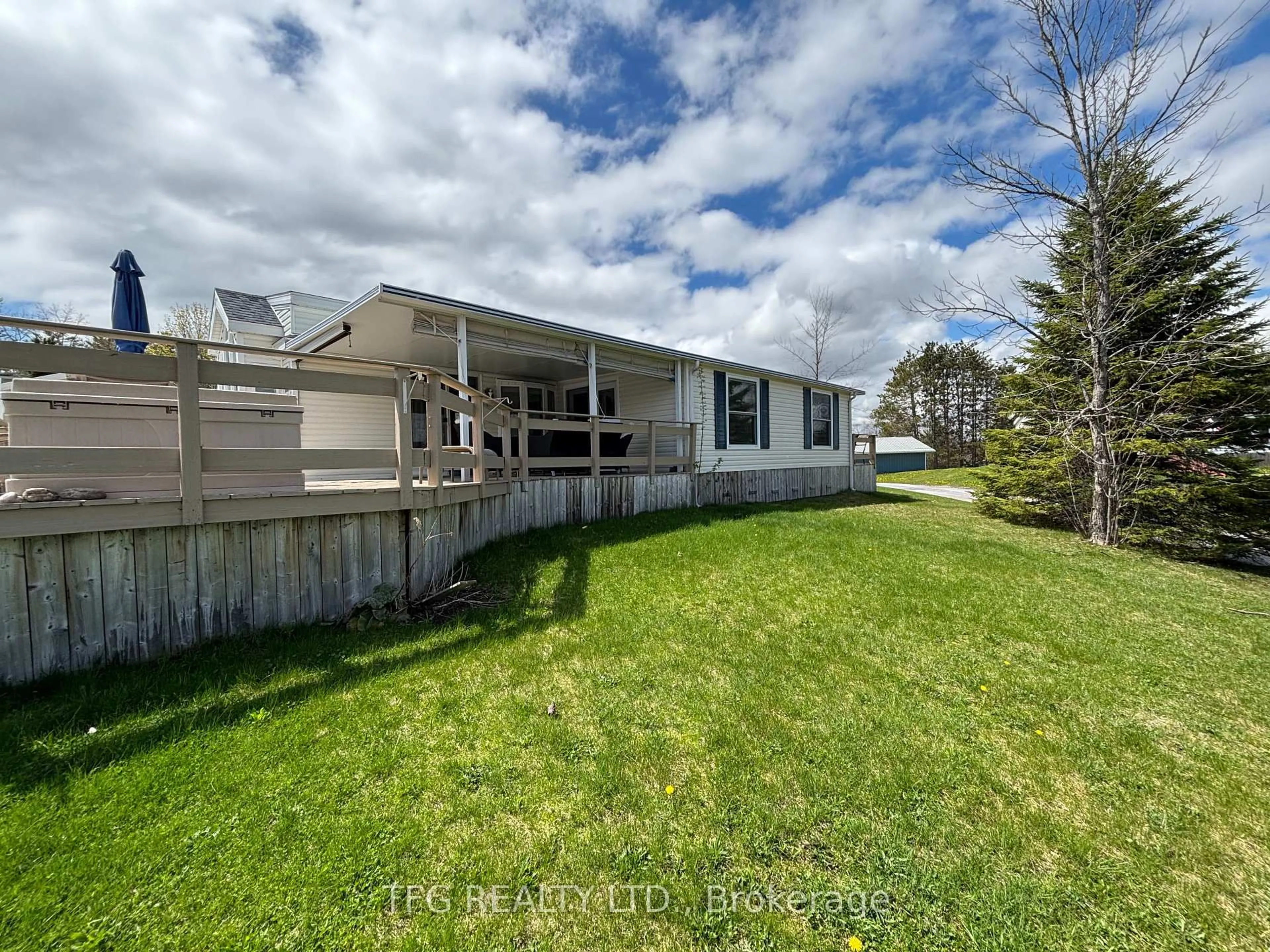 A pic from outside/outdoor area/front of a property/back of a property/a pic from drone, water/lake/river/ocean view for 1043 Asphodel 2nd Line #181, Asphodel-Norwood Ontario K0L 1Y0