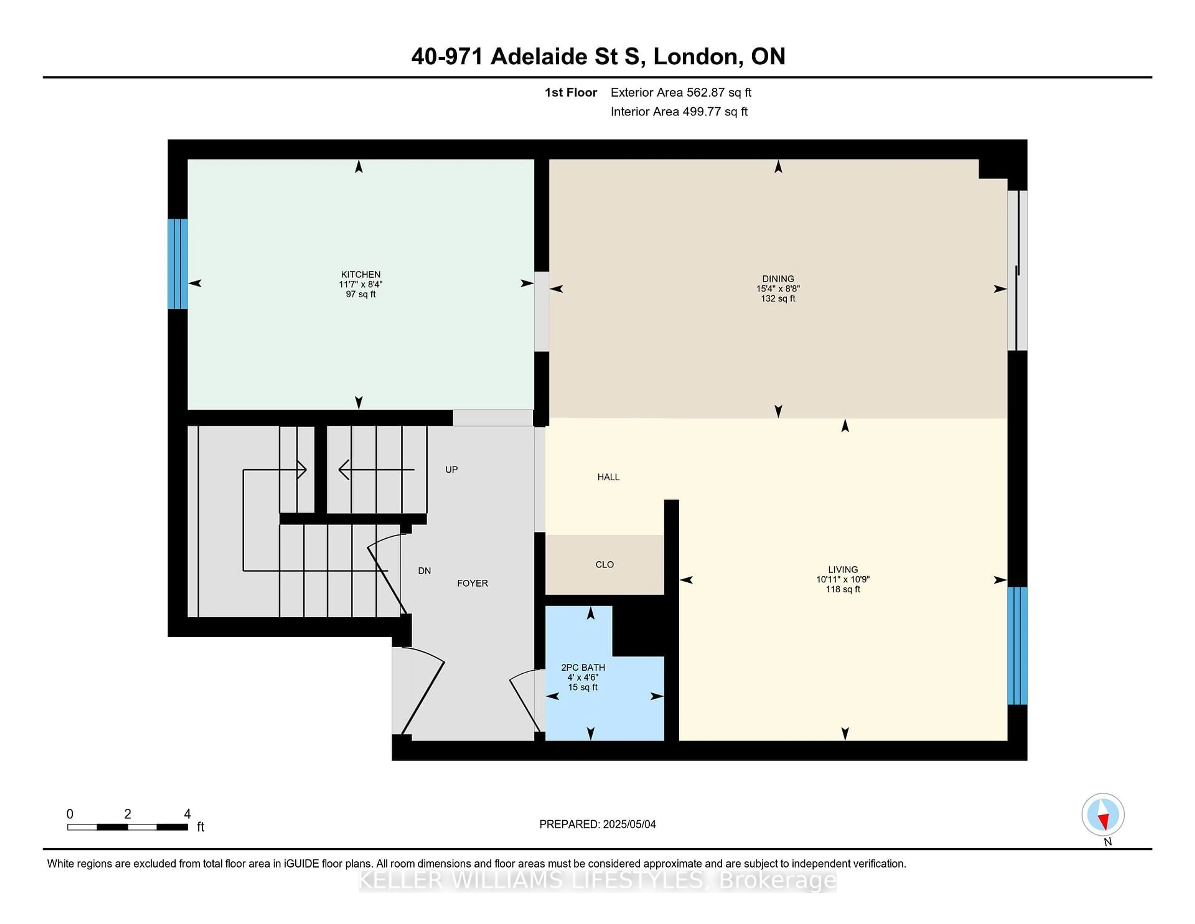 Floor plan for 971 Adelaide St #40, London South Ontario N6E 2H3