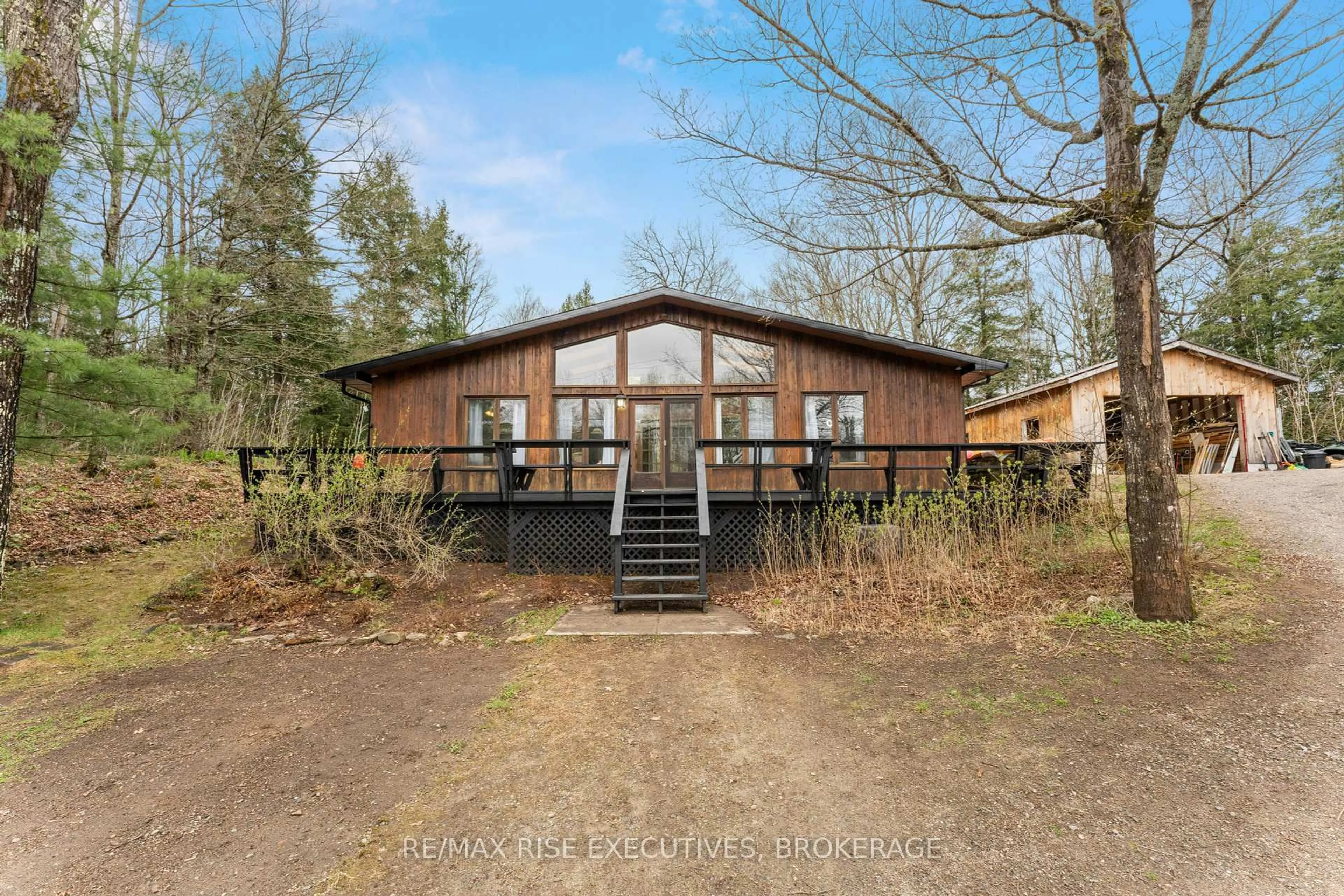 A pic from outside/outdoor area/front of a property/back of a property/a pic from drone, unknown for 7275 Road 506 N/A, Plevna Ontario K0H 2M0