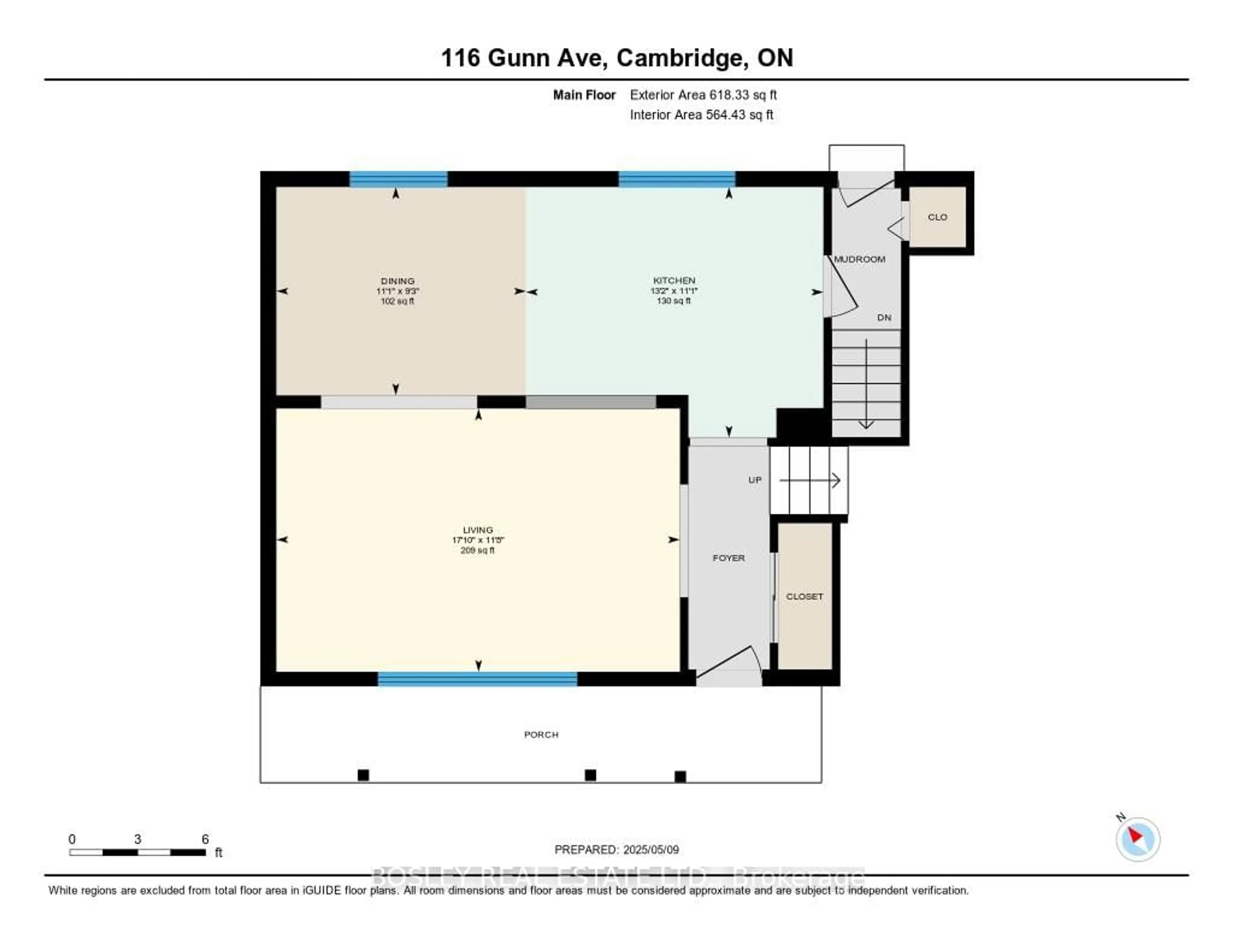 Floor plan for 116 Gunn Ave, Cambridge Ontario N3C 2Z6