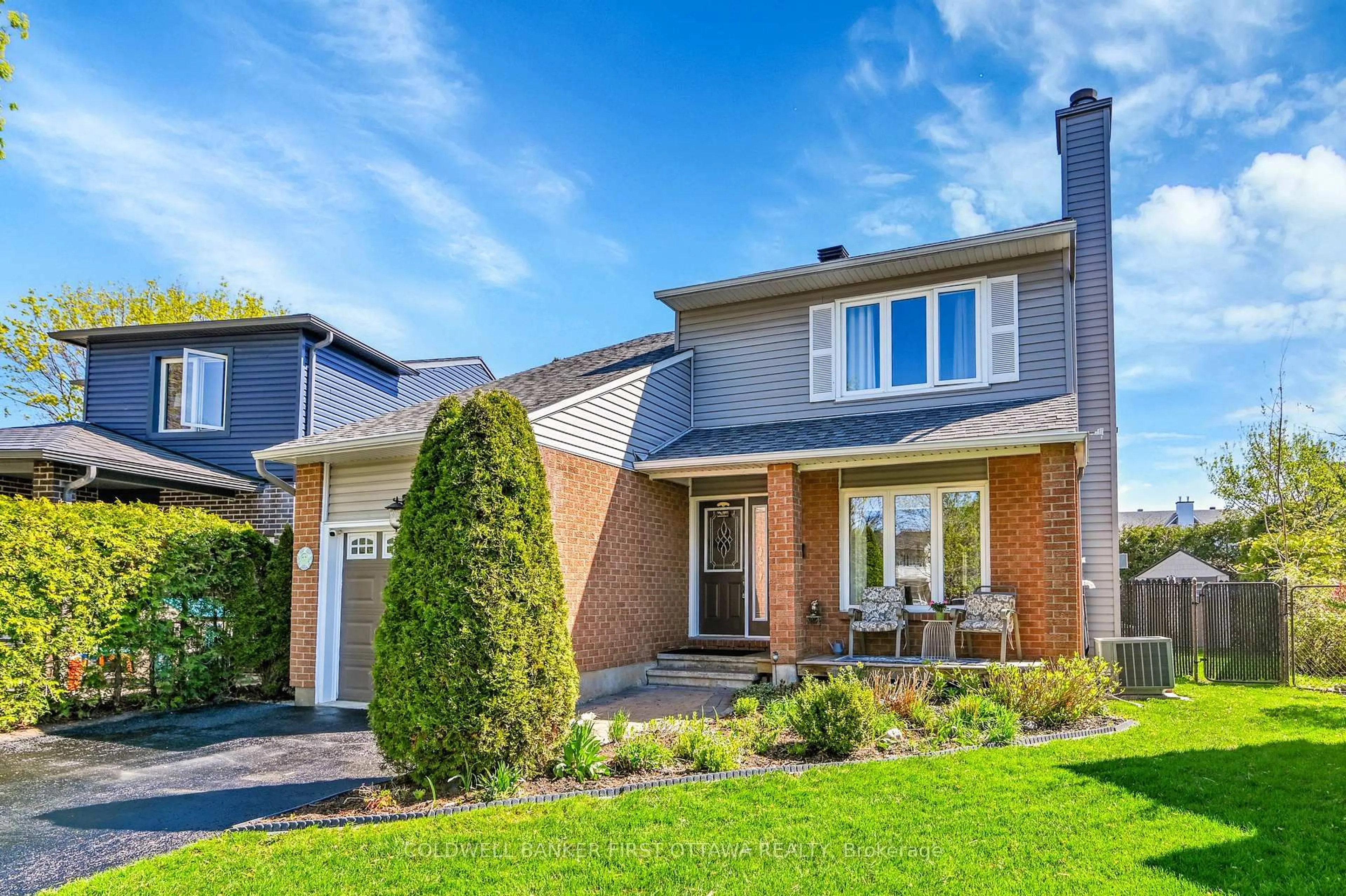 Home with brick exterior material, street for 21 Tammela Crt, Ottawa Ontario K1T 2E7