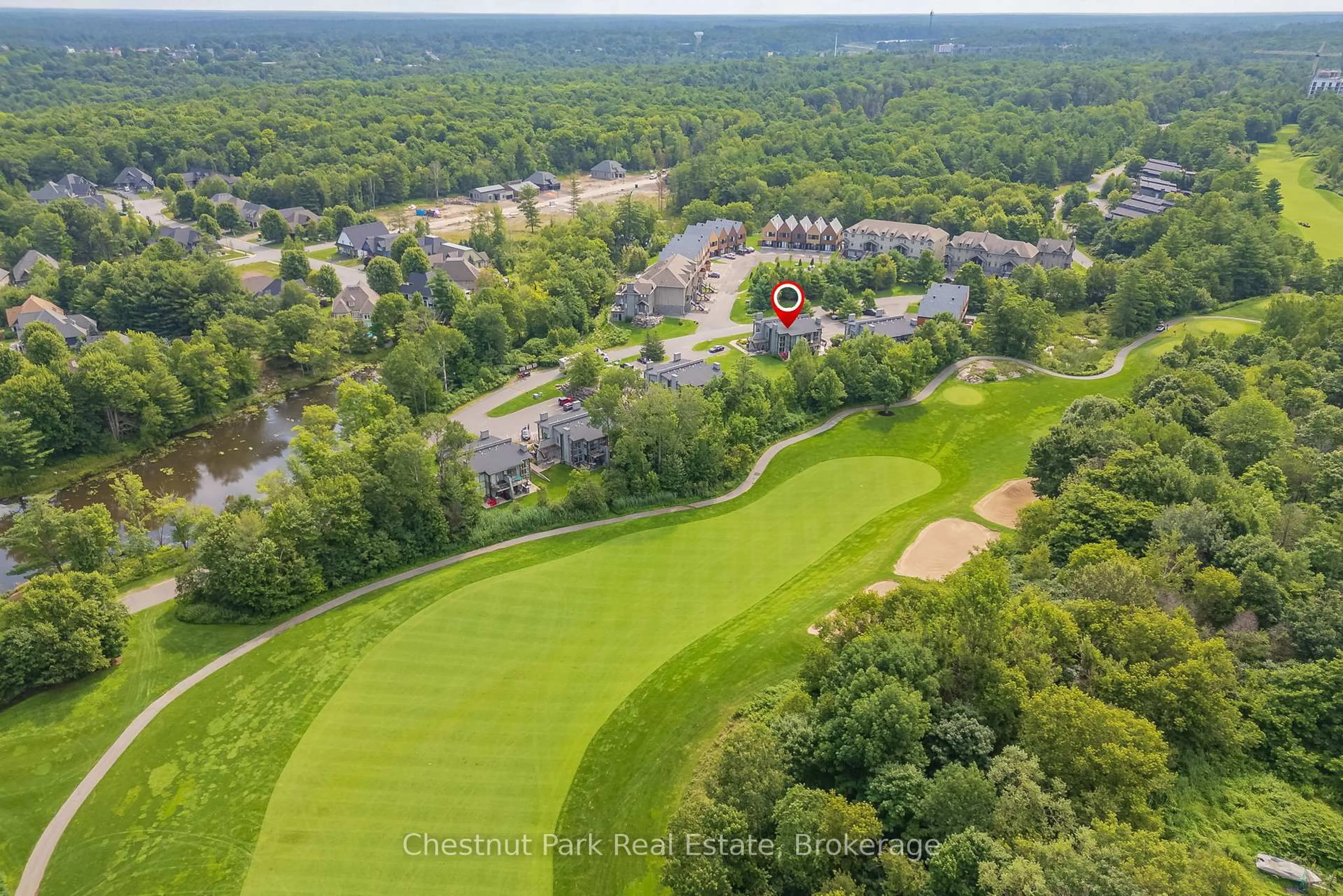 A pic from outside/outdoor area/front of a property/back of a property/a pic from drone, unknown for 34 Carrick Tr, Gravenhurst Ontario P1P 0A6
