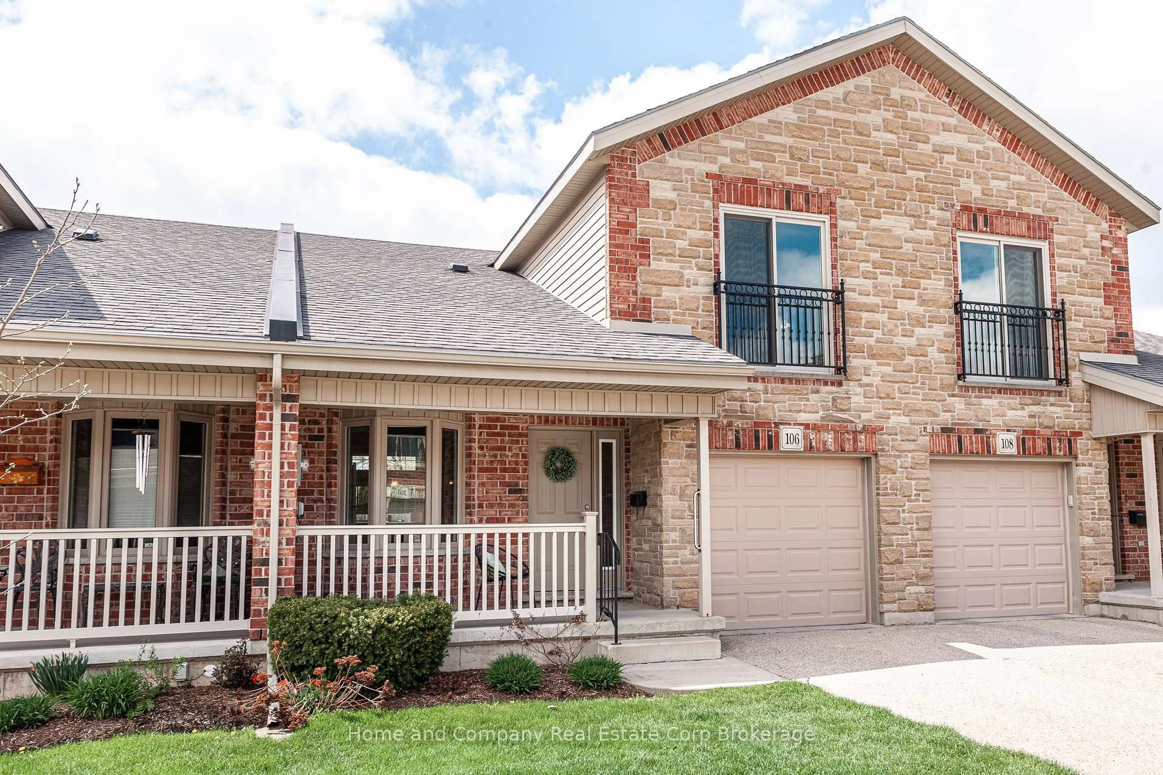 Home with brick exterior material, street for 50 Galt Rd #106, Stratford Ontario N5A 0B2