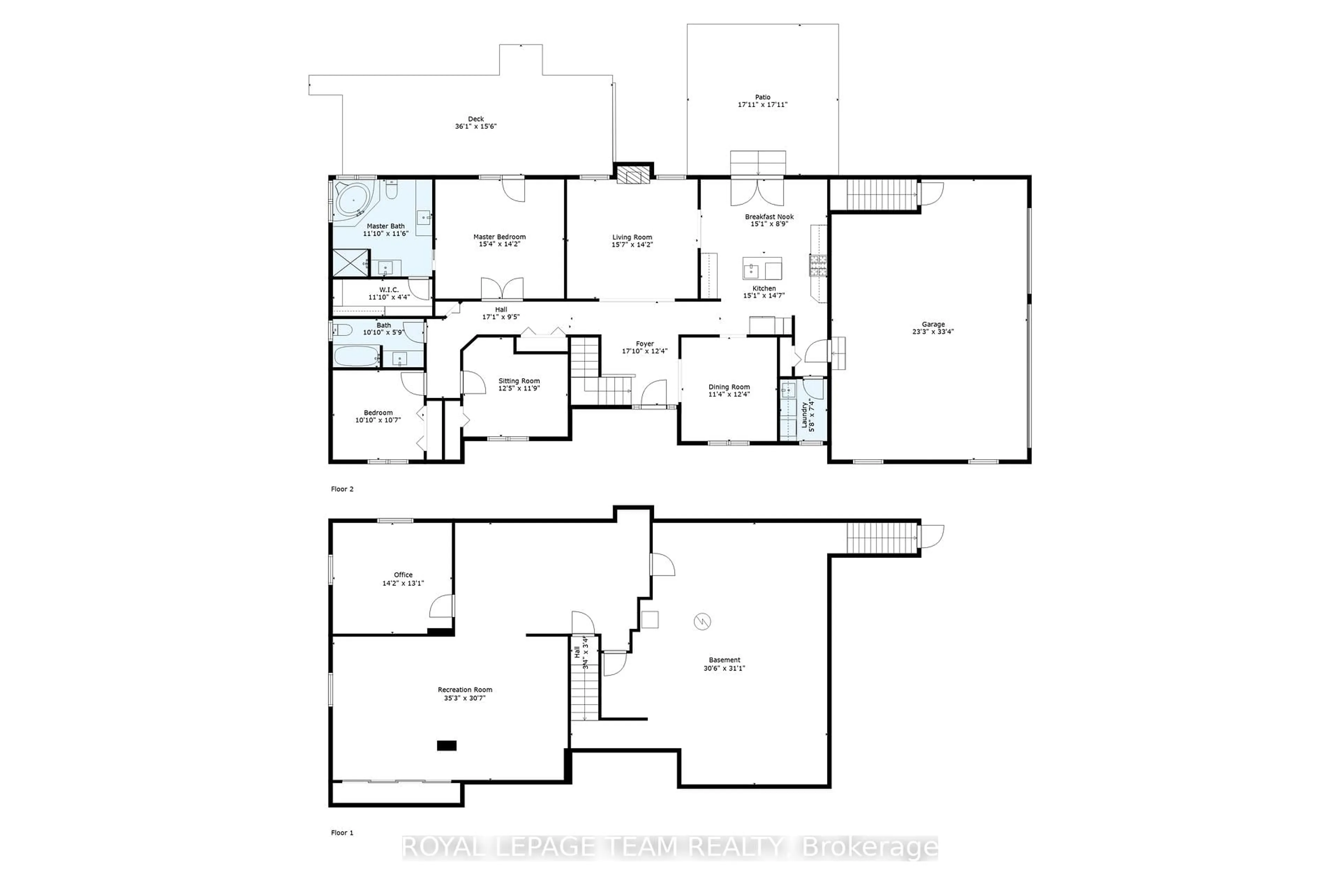 Floor plan for 5719 Stuewe Dr, Ottawa Ontario K4M 1L2
