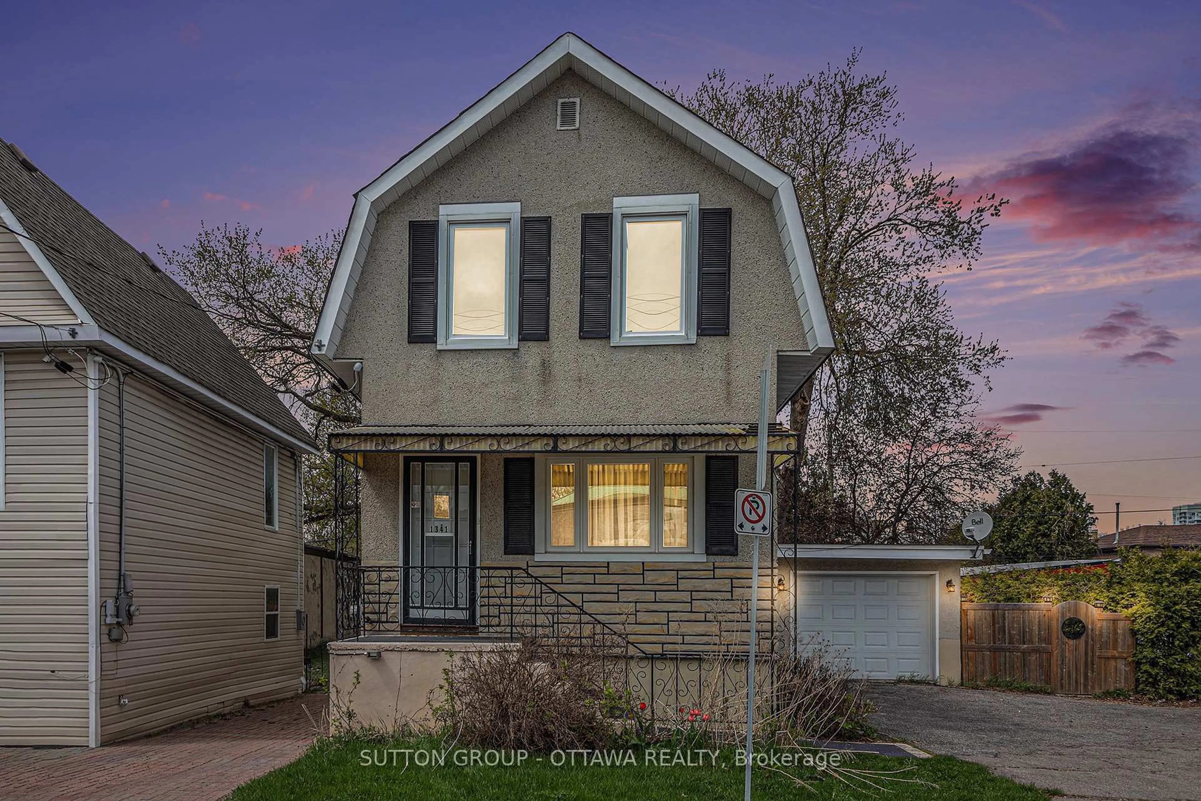 Home with brick exterior material, street for 1341 Raven Ave, Ottawa Ontario K1Z 7Y3