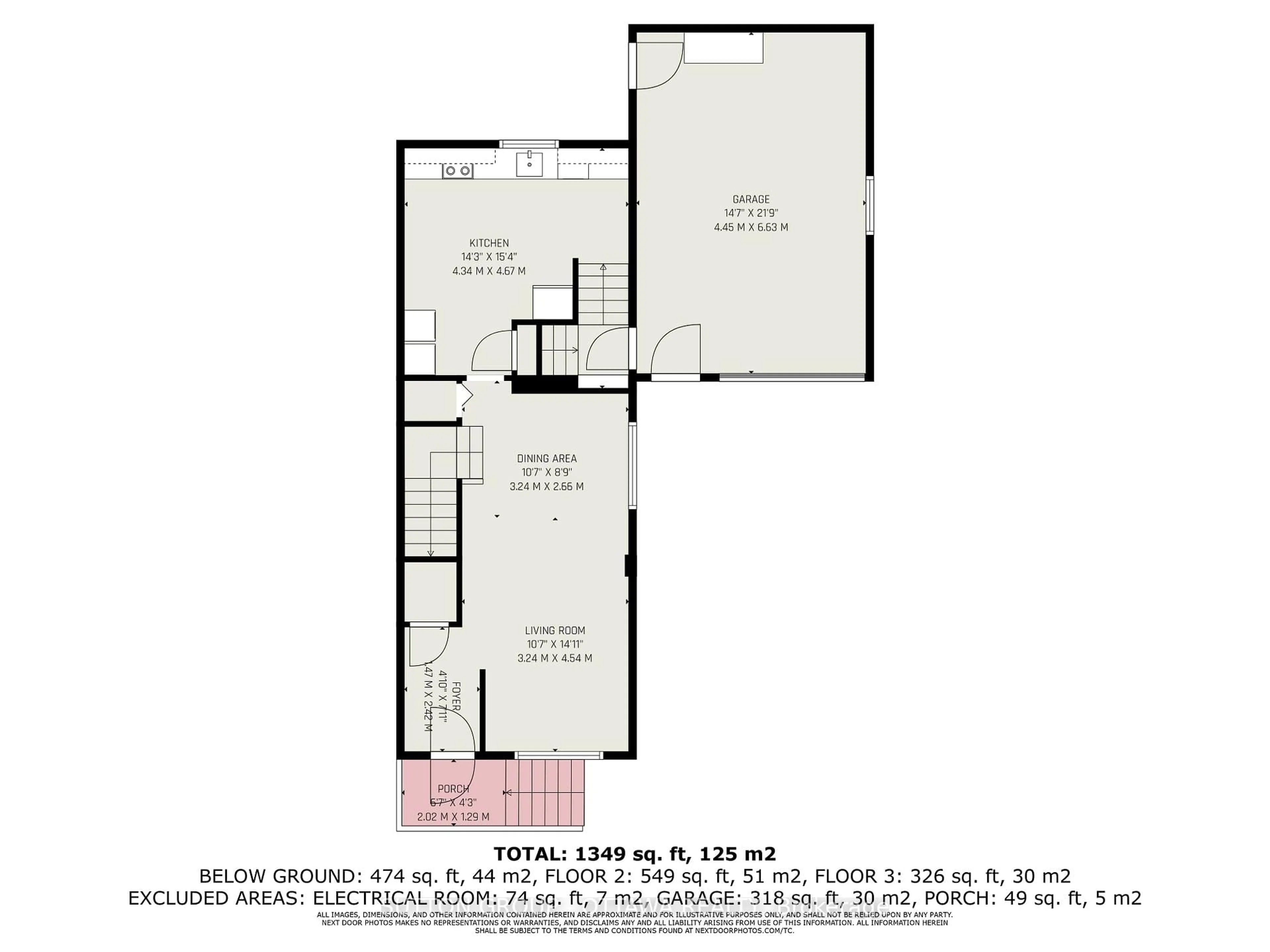 Floor plan for 1341 Raven Ave, Ottawa Ontario K1Z 7Y3