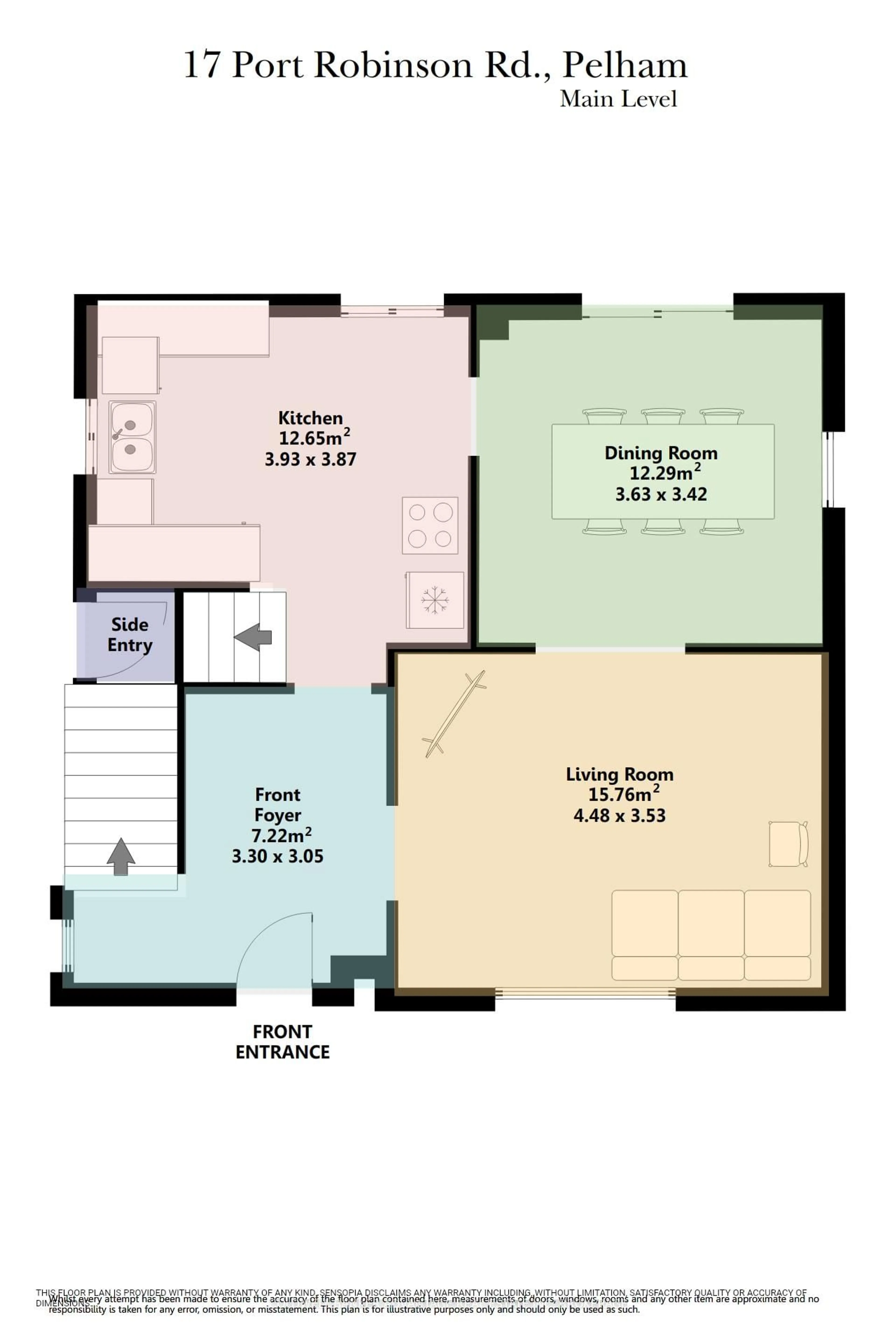 Floor plan for 17 Port Robinson Rd, Pelham Ontario L0S 1E0