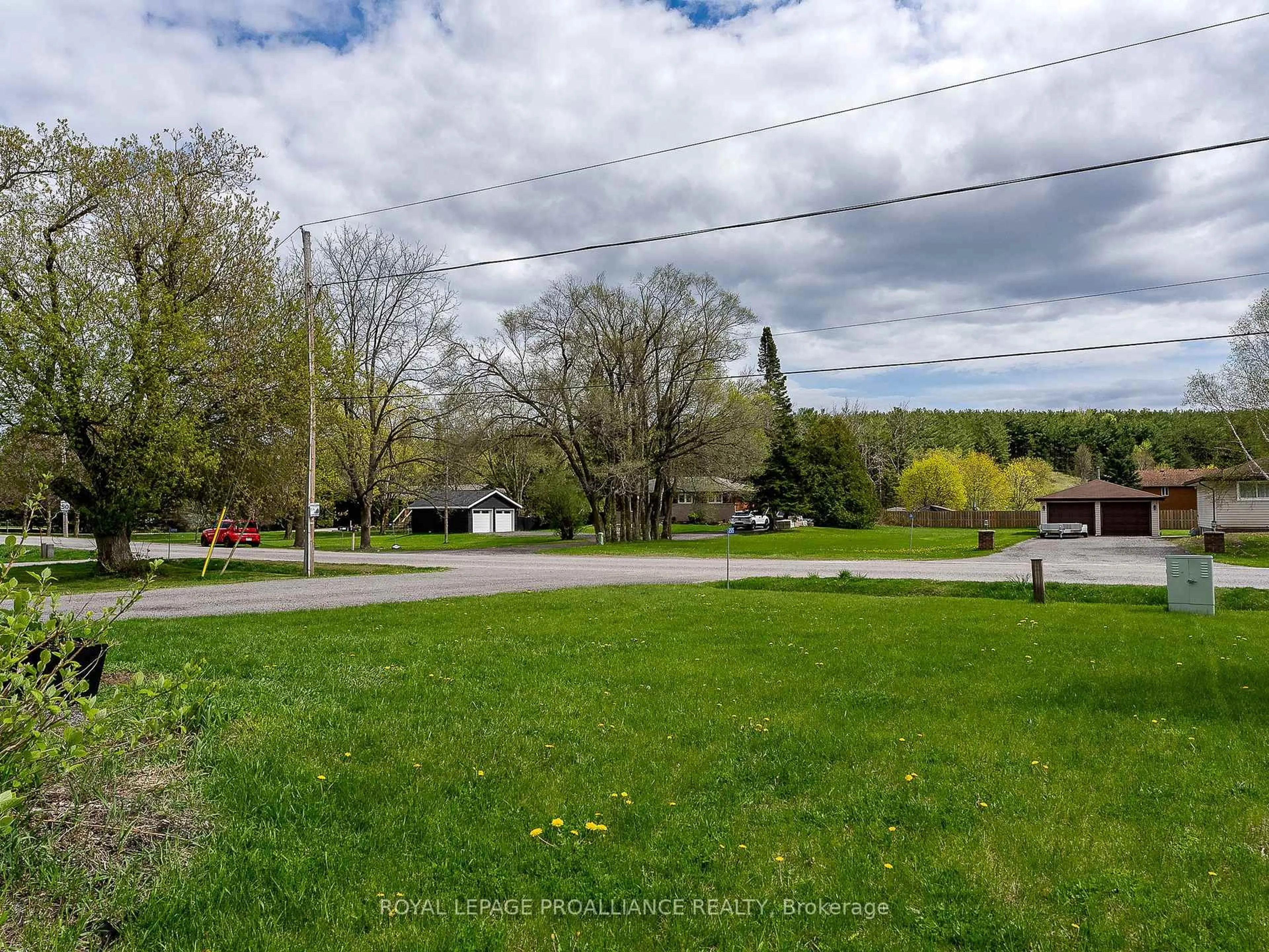 A pic from outside/outdoor area/front of a property/back of a property/a pic from drone, unknown for 2515 Van Luven Rd, Hamilton Township Ontario K0K 1C0