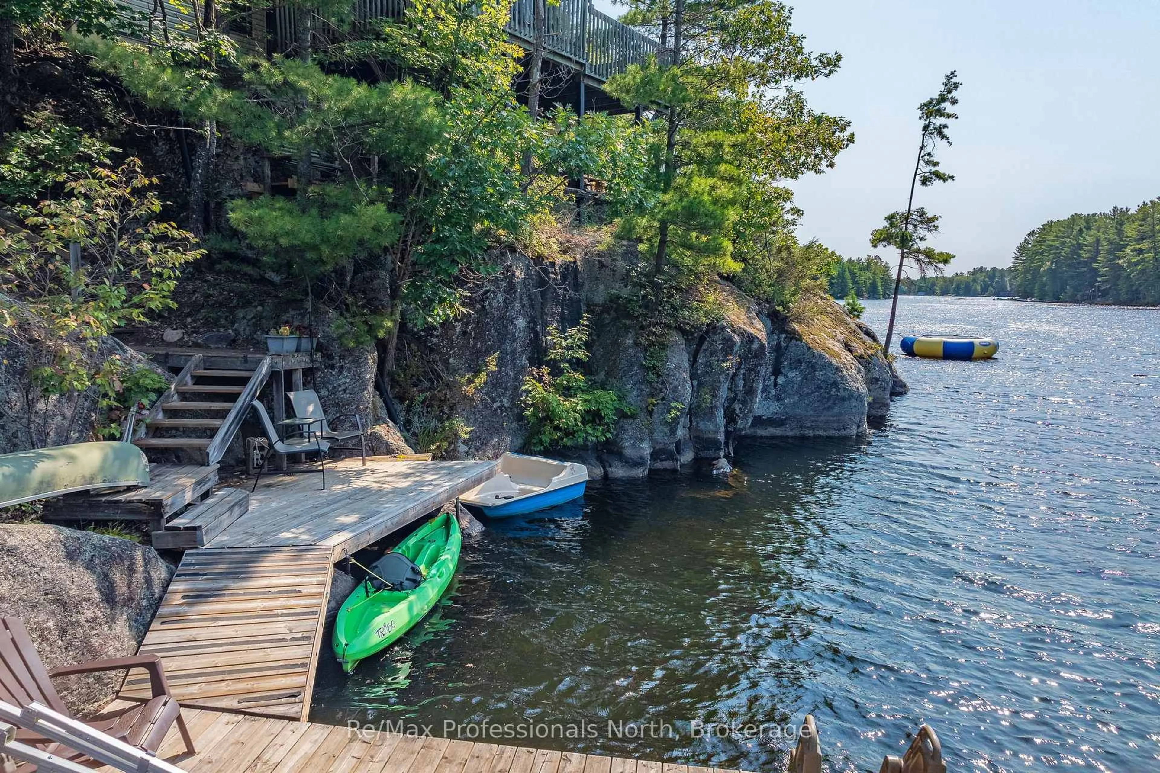 Patio, water/lake/river/ocean view for 1118 Tomingas Rd, Gravenhurst Ontario P1P 0G3