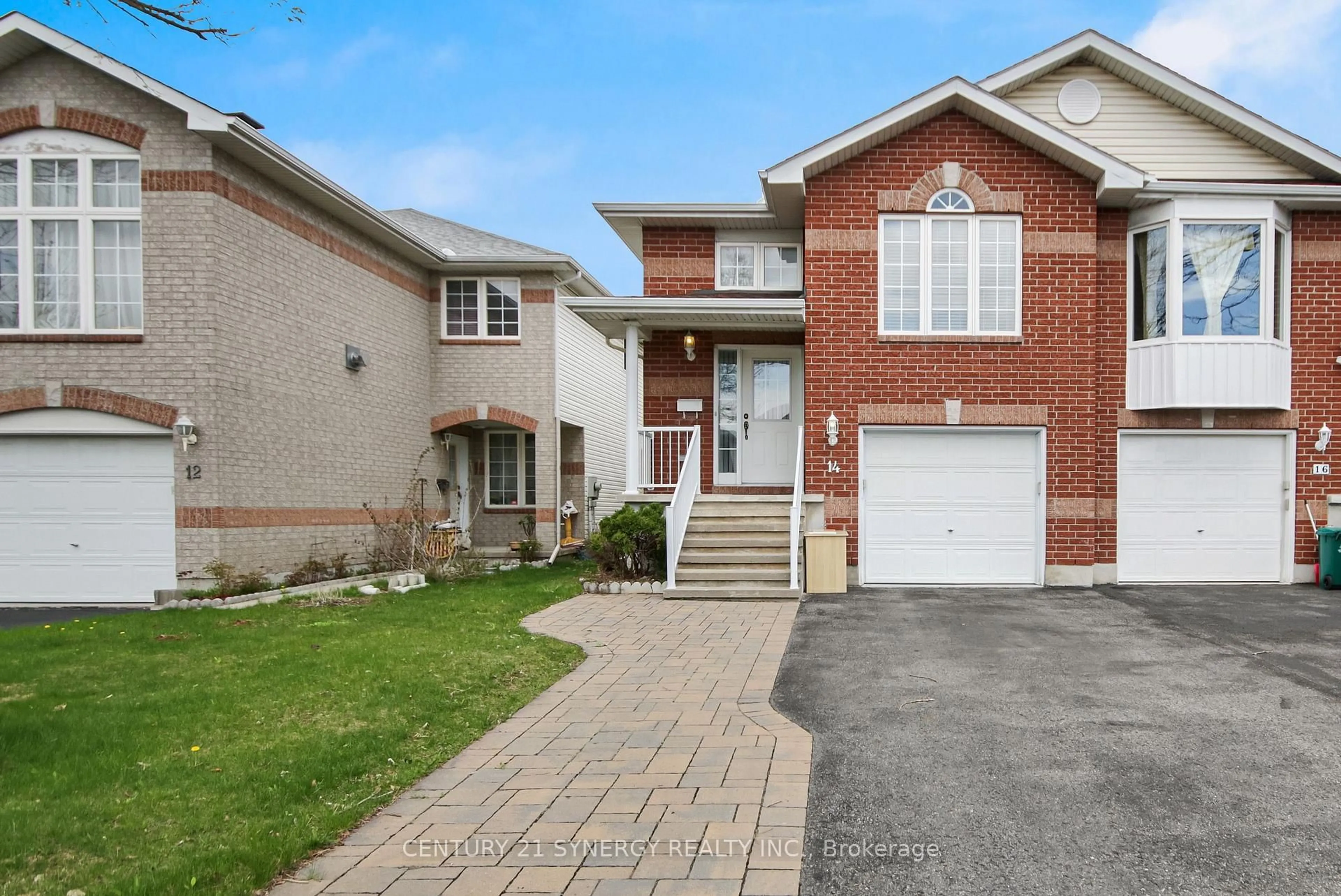Home with brick exterior material, street for 14 Splinter Cres, Ottawa Ontario K2B 1B2