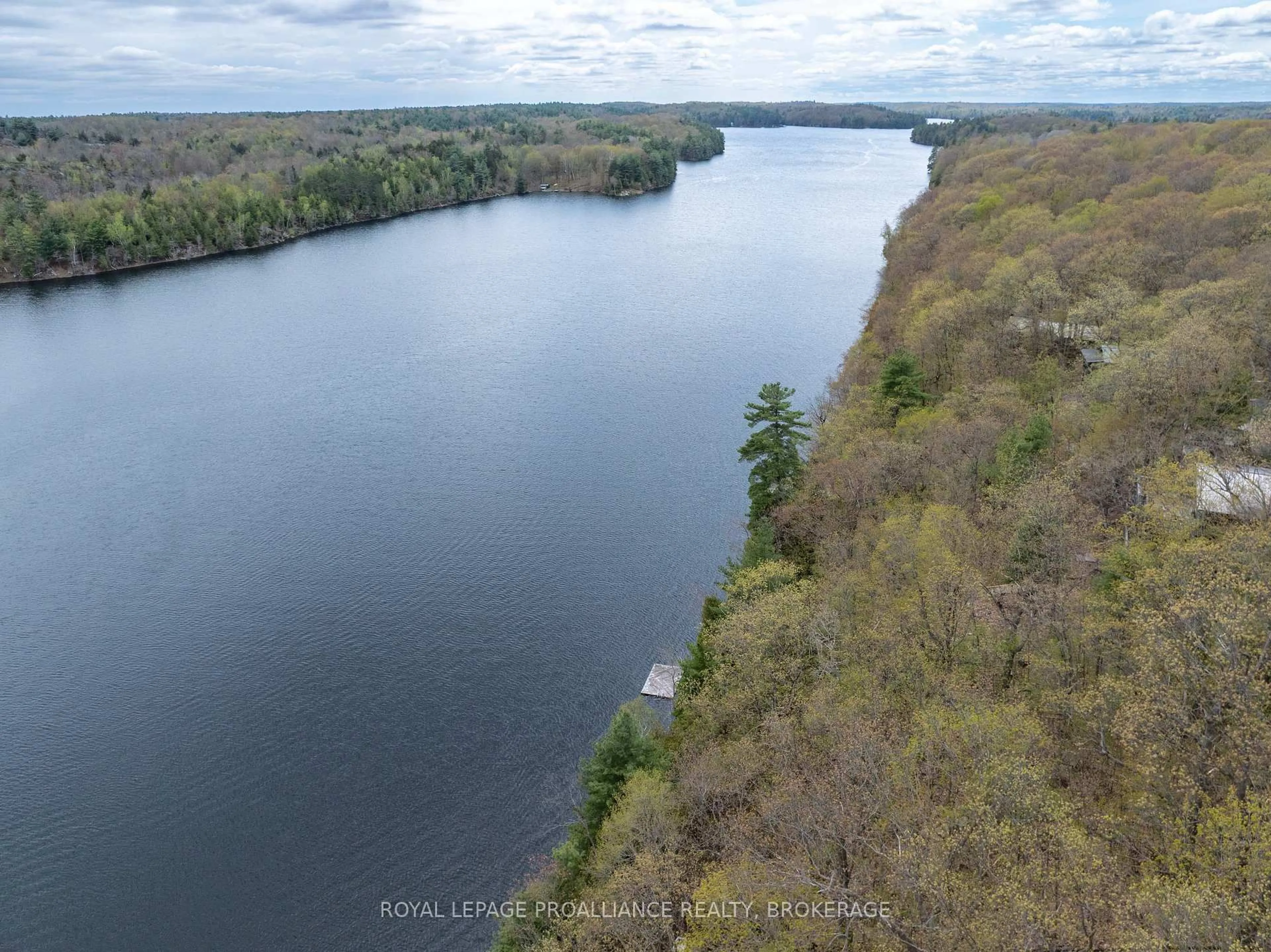 A pic from outside/outdoor area/front of a property/back of a property/a pic from drone, water/lake/river/ocean view for 169 Seapoint Lane, Westport Ontario K0G 1X0