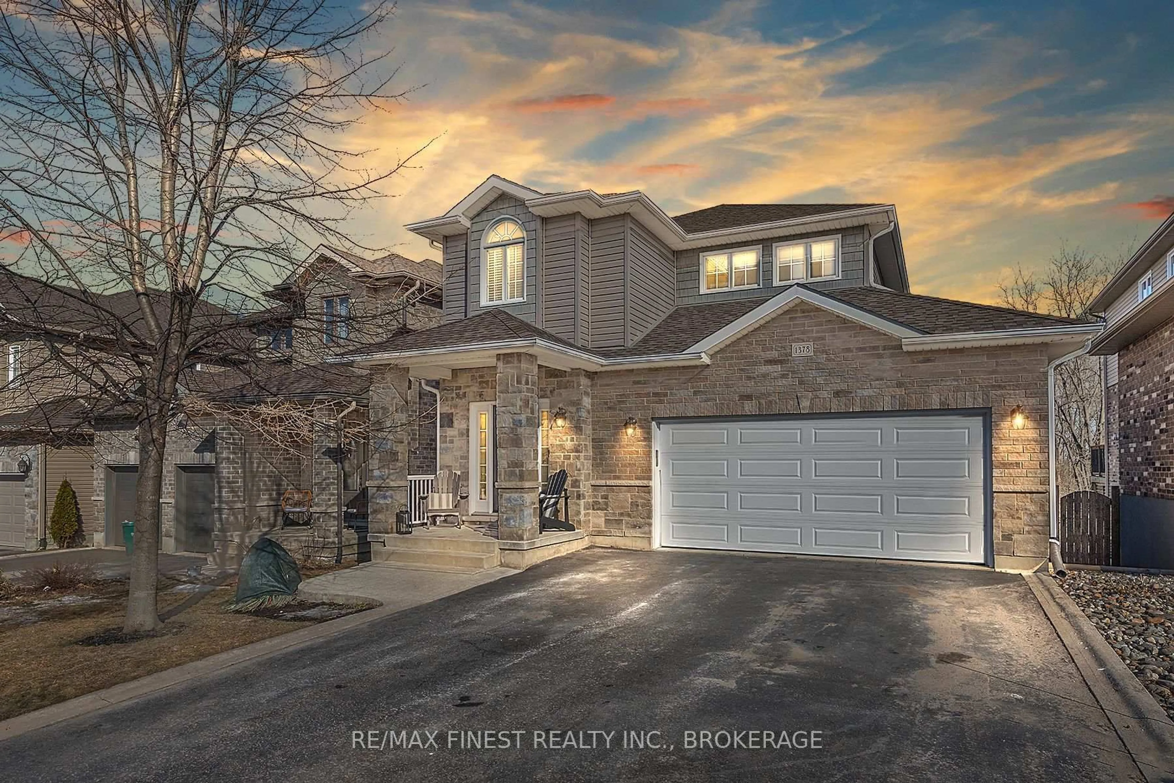 Home with brick exterior material, street for 1378 Waterside Way, Kingston Ontario K7K 0G2